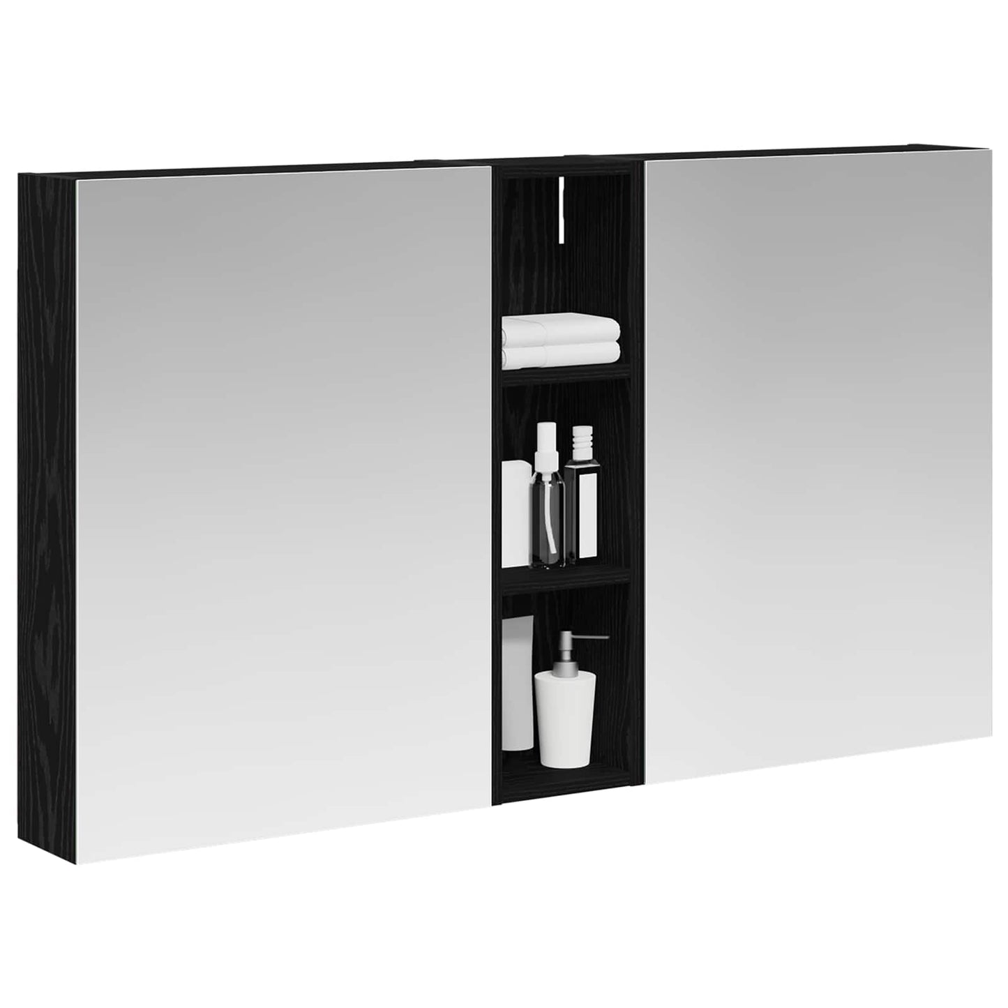 Fürdőszobai Szekrény Szett 3 db 120 x 14,5 x 70 cm Szerelt fa