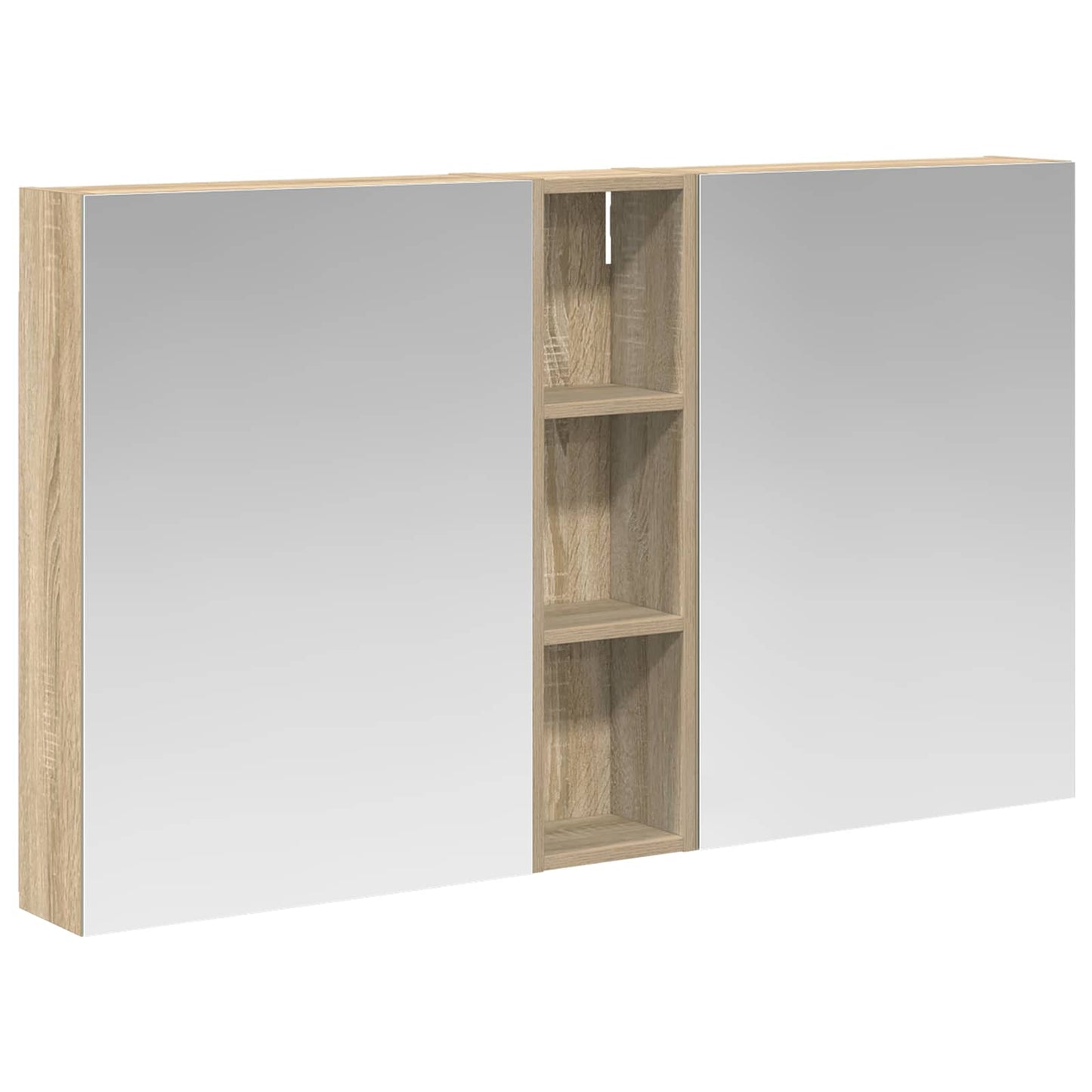 Fürdőszobai Szekrény Szett 3 db 120 x 14,5 x 70 cm Szerelt fa