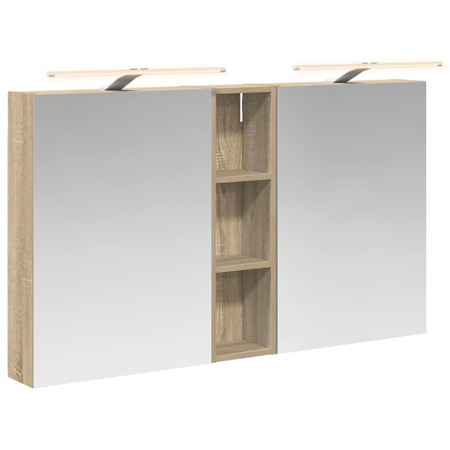 Fürdőszobai Szekrény Szett 3 db 120 x 14,5 x 70 cm Szerelt fa