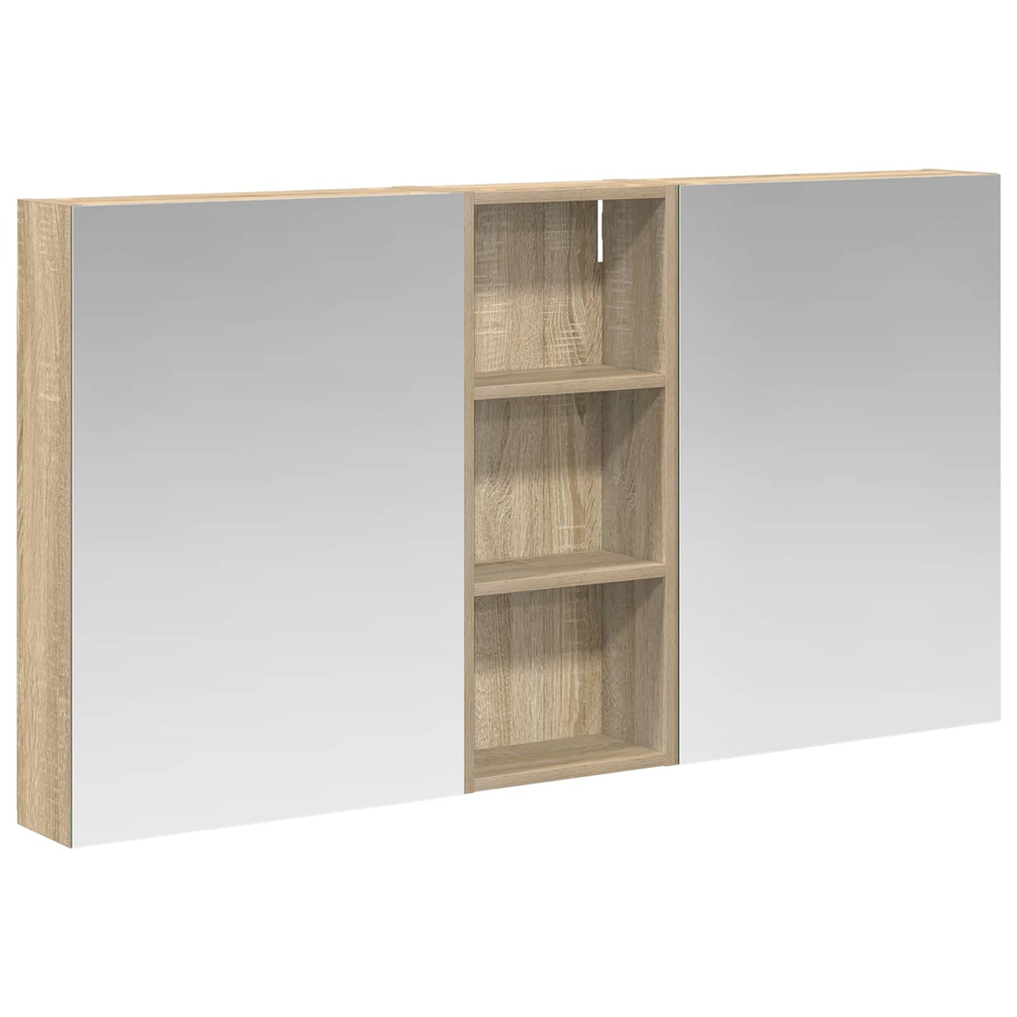 Fürdőszobai Szekrény Szett 3 db 130 x 14,5 x 70 cm Szerelt fa