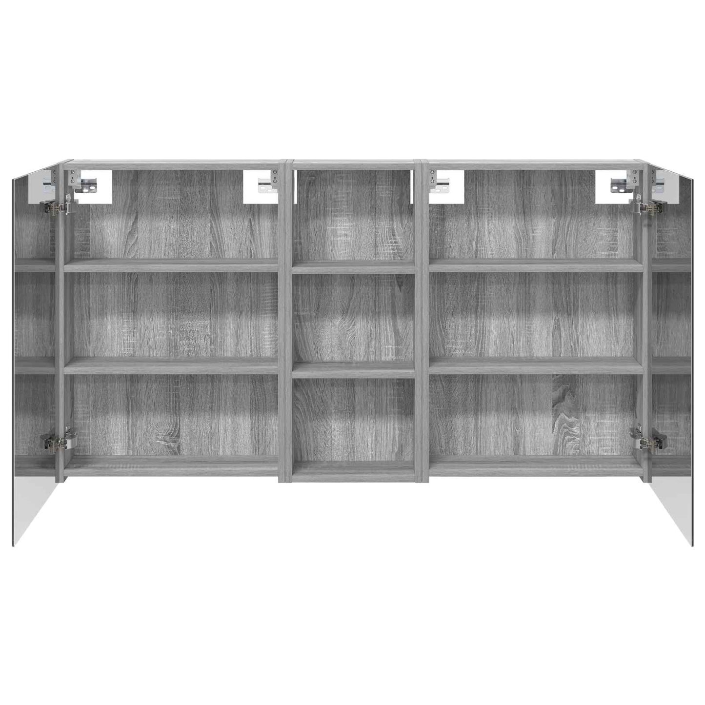 Fürdőszobai Szekrény Szett 3 db 130 x 14,5 x 70 cm Szerelt fa