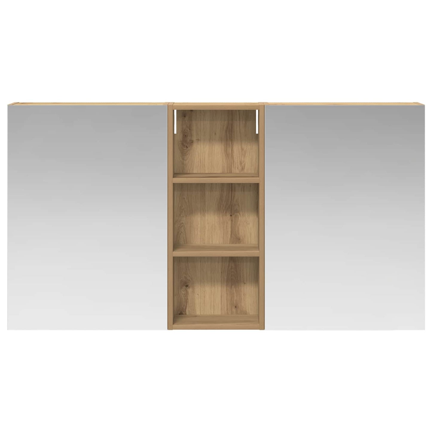 Fürdőszobai Szekrény Szett 3 db 130 x 14,5 x 70 cm Szerelt fa