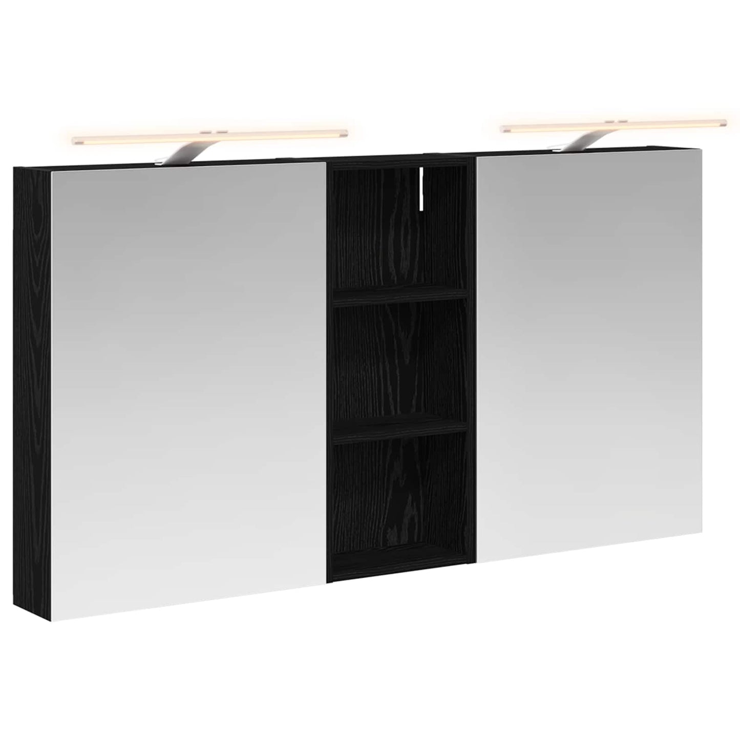Fürdőszobai Szekrény Szett 3 db 130 x 14,5 x 70 cm Szerelt fa
