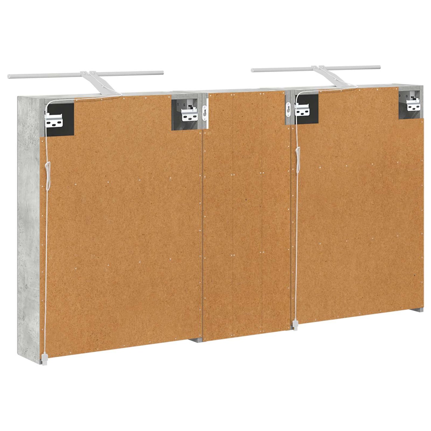 Fürdőszobai Szekrény Szett 3 db 130 x 14,5 x 70 cm Szerelt fa