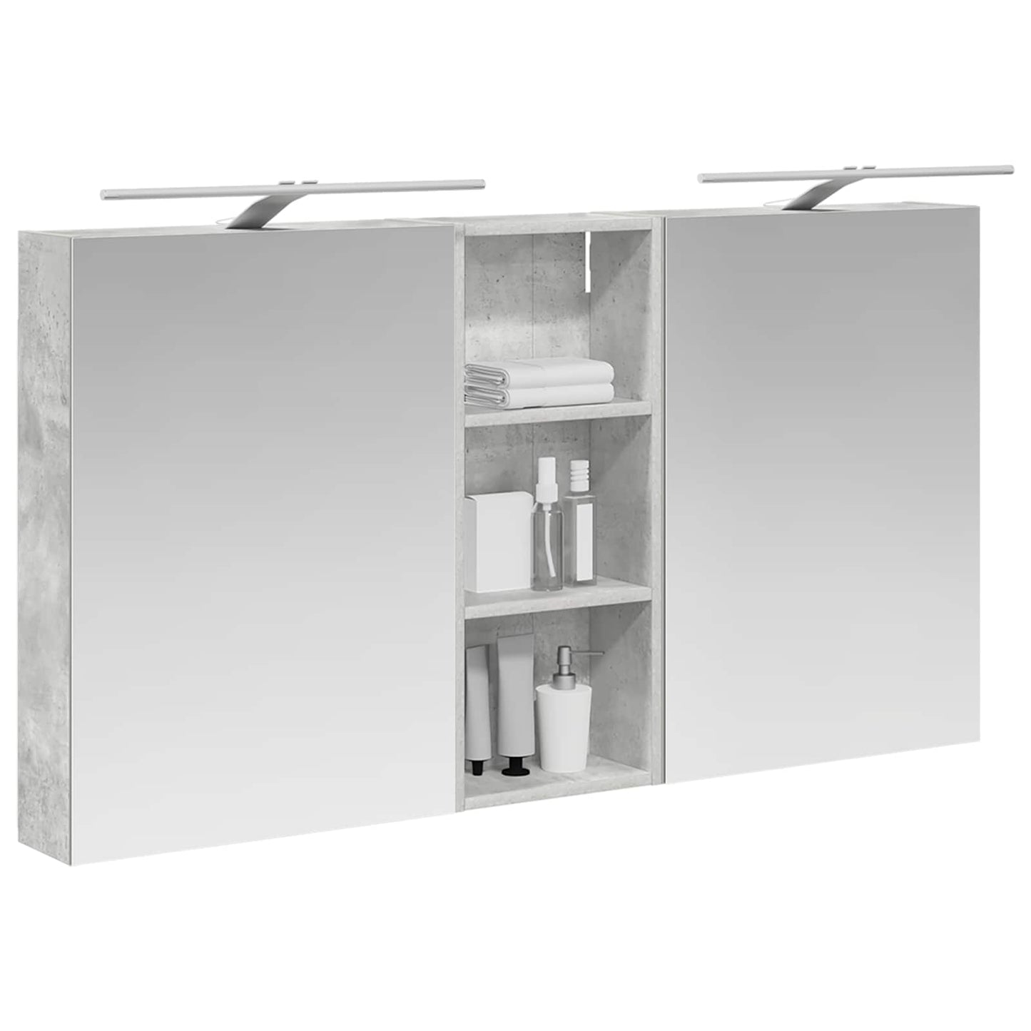 Fürdőszobai Szekrény Szett 3 db 130 x 14,5 x 70 cm Szerelt fa