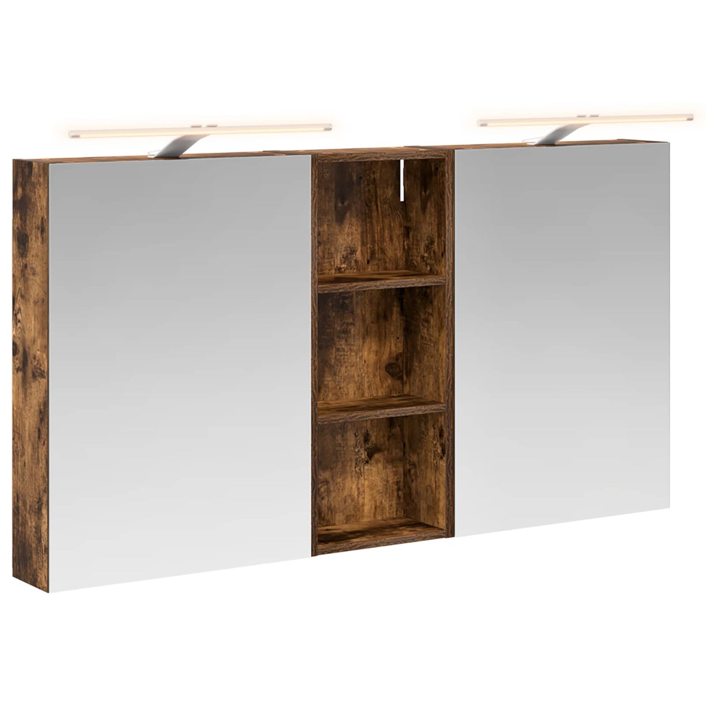 Fürdőszobai Szekrény Szett 3 db 130 x 14,5 x 70 cm Szerelt fa
