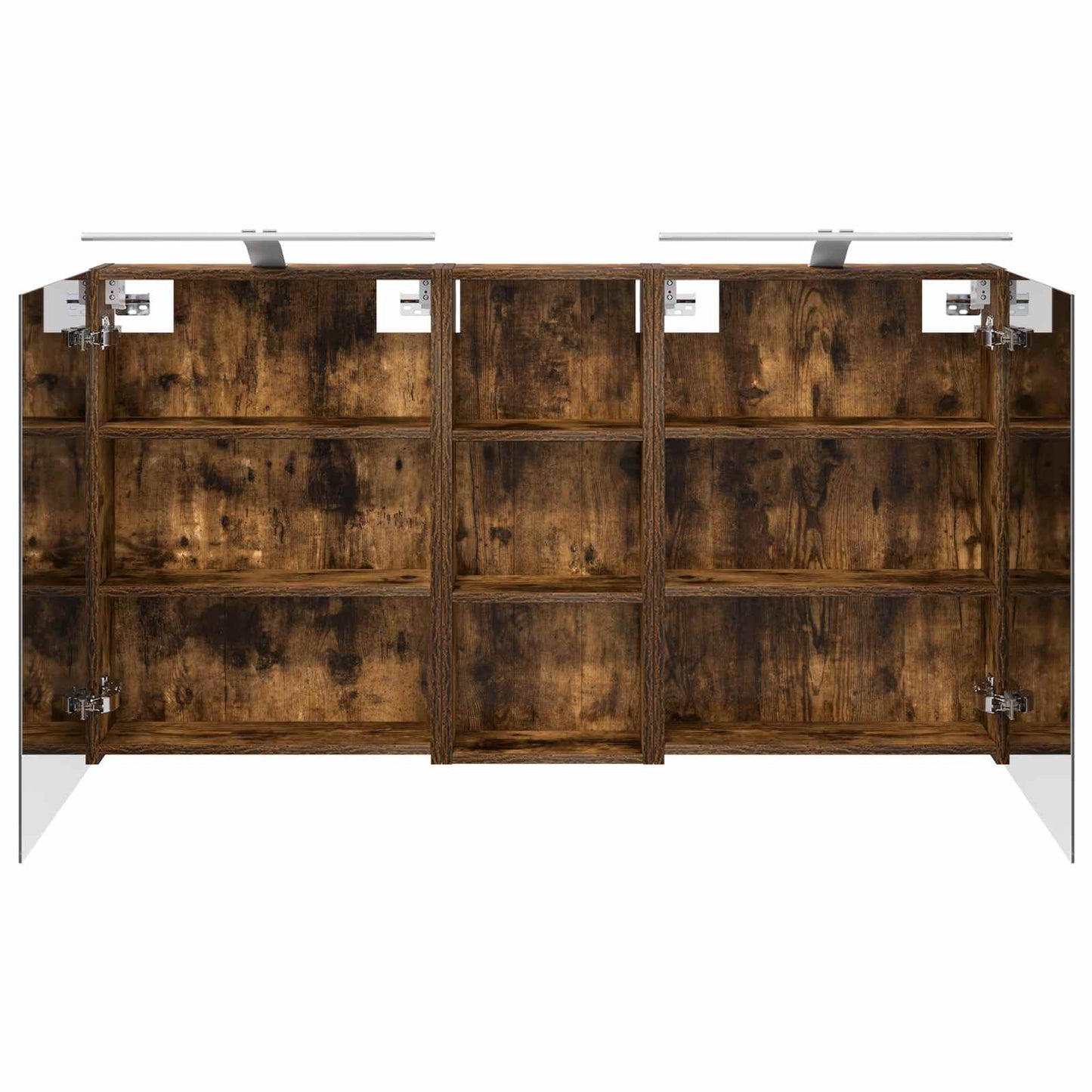 Fürdőszobai Szekrény Szett 3 db 130 x 14,5 x 70 cm Szerelt fa