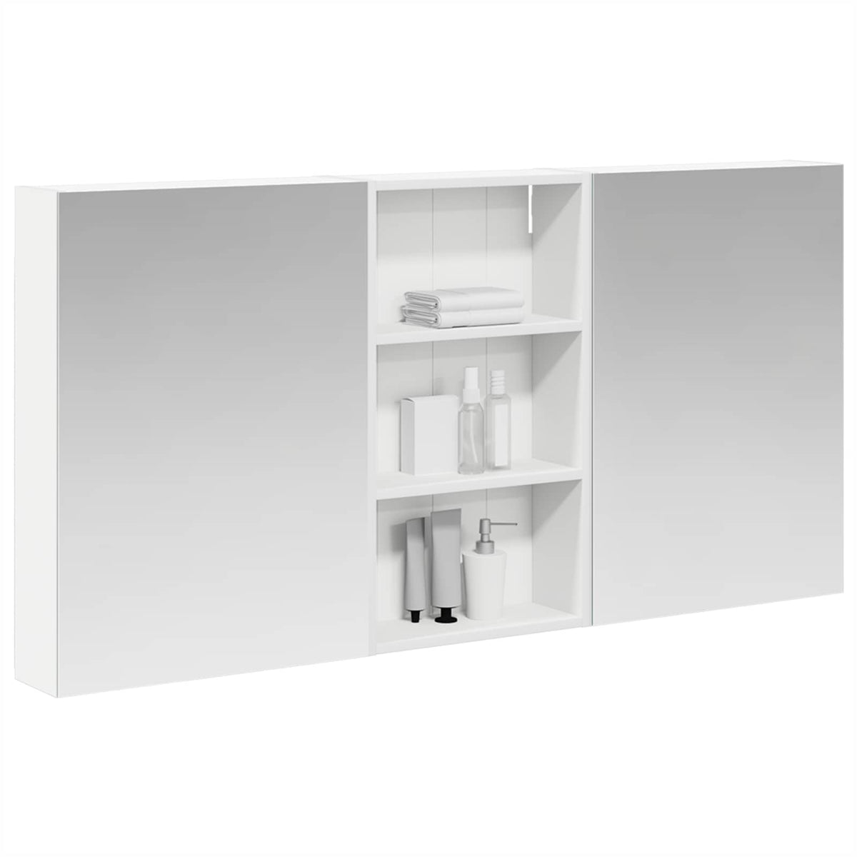 Fürdőszobai Szekrény Szett 3 db 140 x 14,5 x 70 cm Szerelt fa