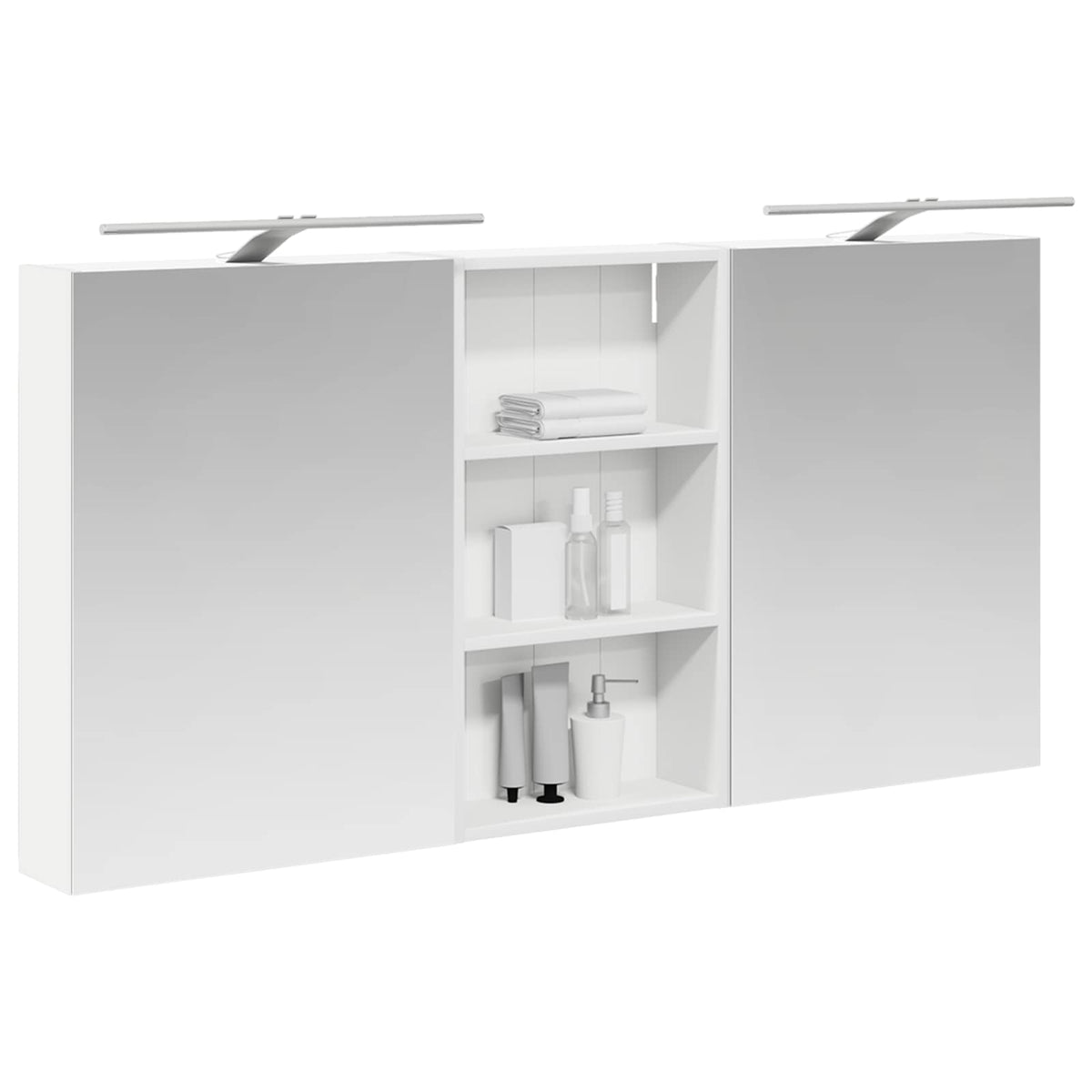 Fürdőszobai Szekrény Szett 3 db 140 x 14,5 x 70 cm Szerelt fa