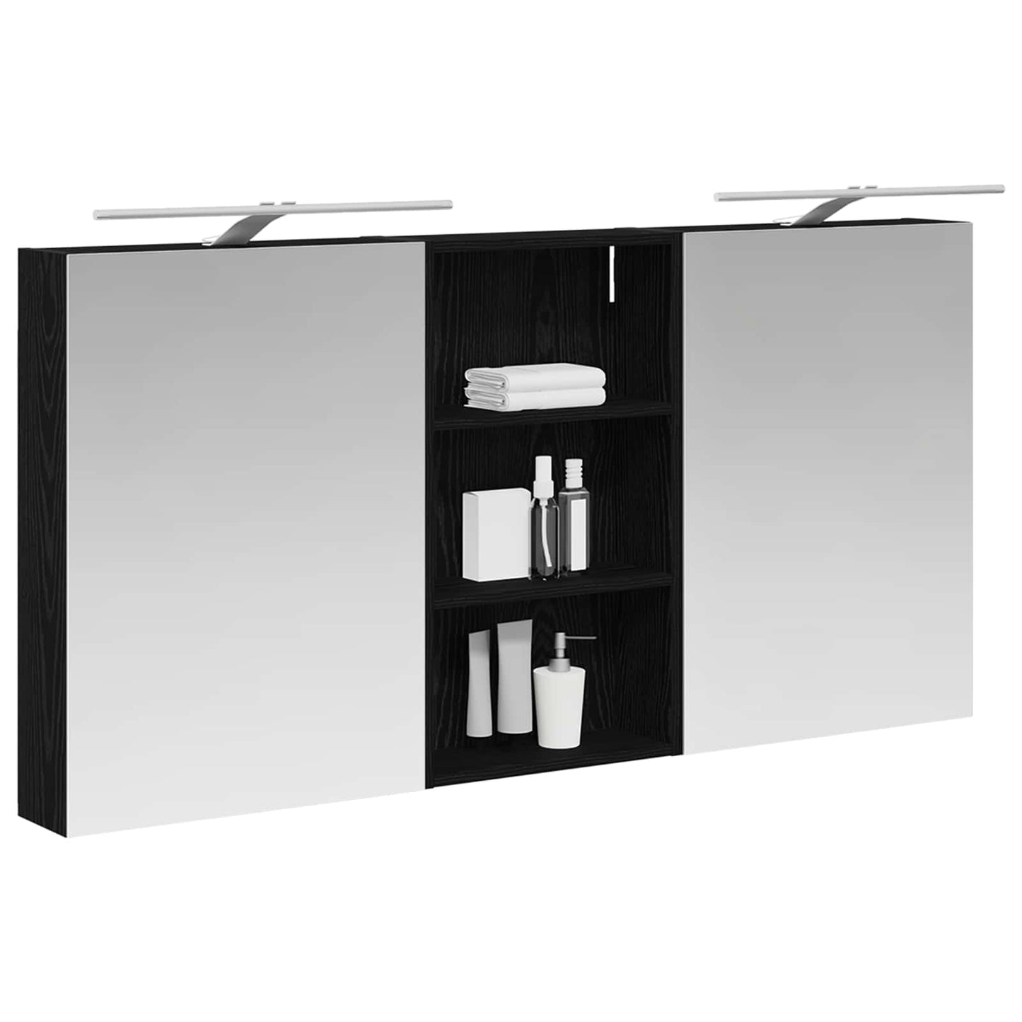 Fürdőszobai Szekrény Szett 3 db 140 x 14,5 x 70 cm Szerelt fa
