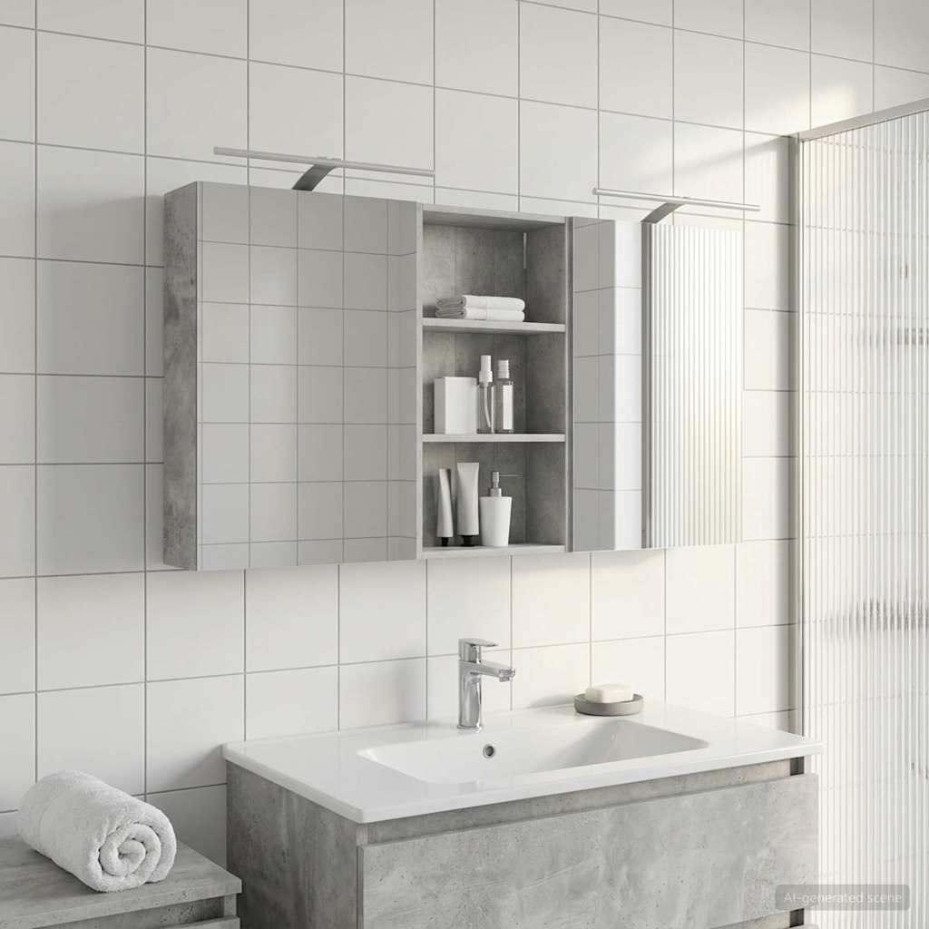 Fürdőszobai Szekrény Szett 3 db 140 x 14,5 x 70 cm Szerelt fa