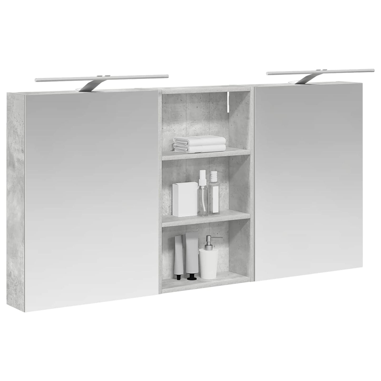 Fürdőszobai Szekrény Szett 3 db 140 x 14,5 x 70 cm Szerelt fa
