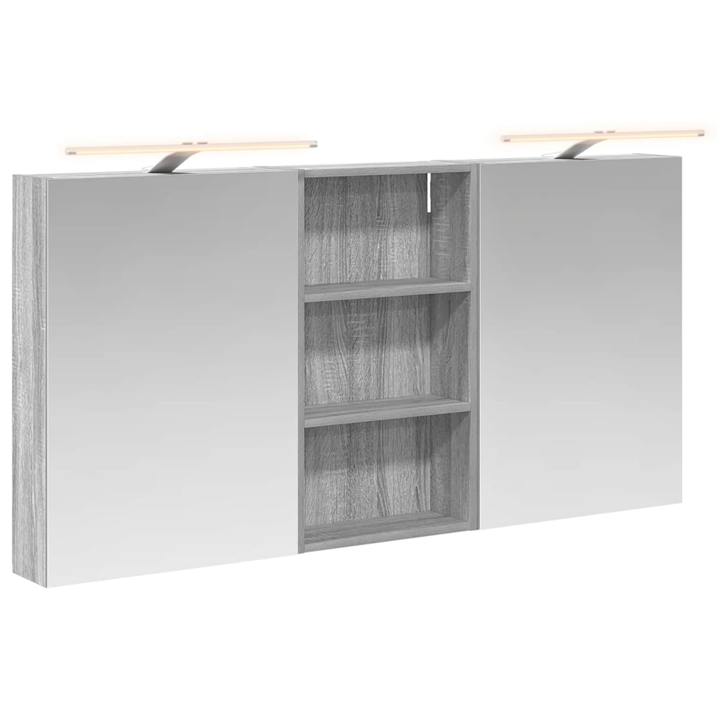 Fürdőszobai Szekrény Szett 3 db 140 x 14,5 x 70 cm Szerelt fa