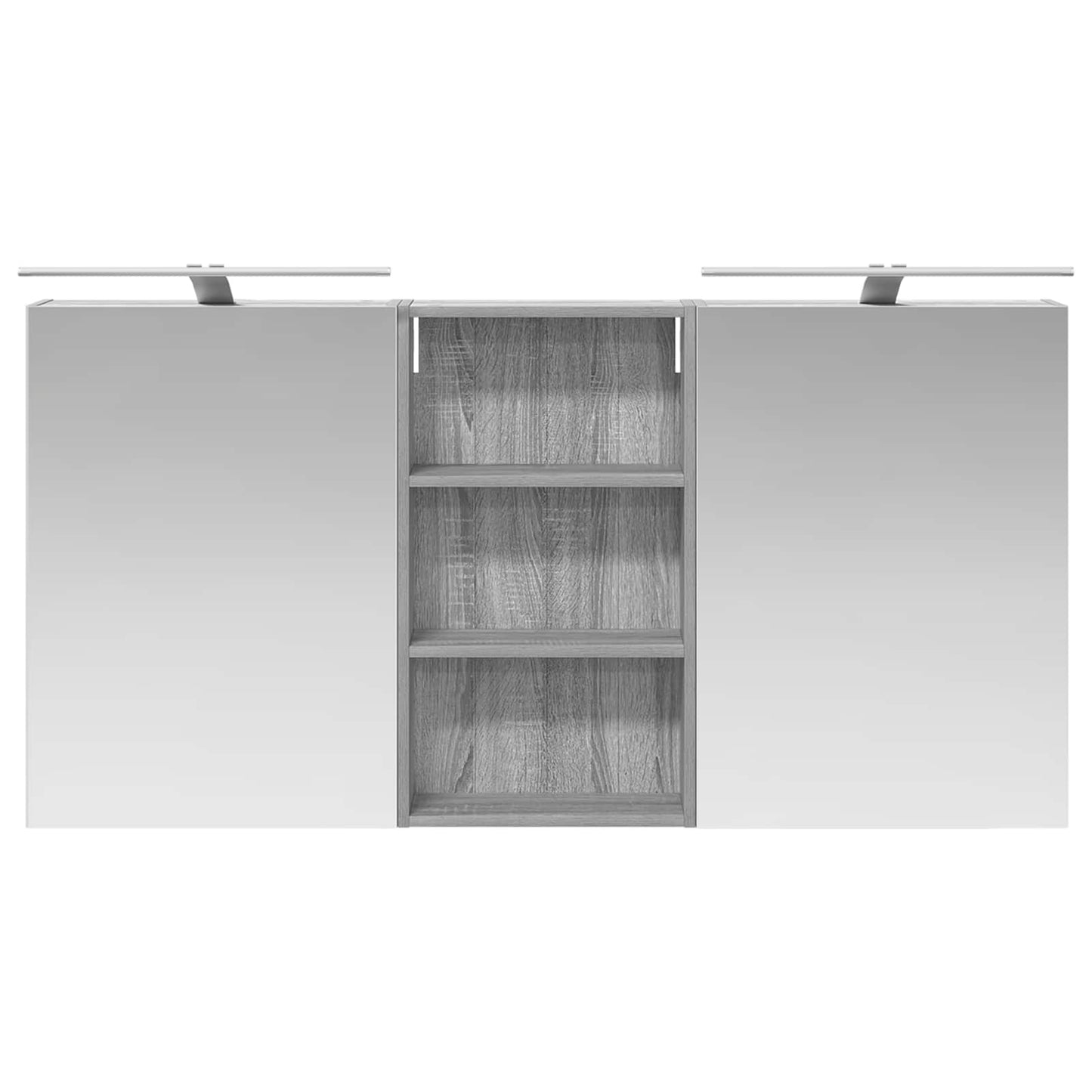 Fürdőszobai Szekrény Szett 3 db 140 x 14,5 x 70 cm Szerelt fa