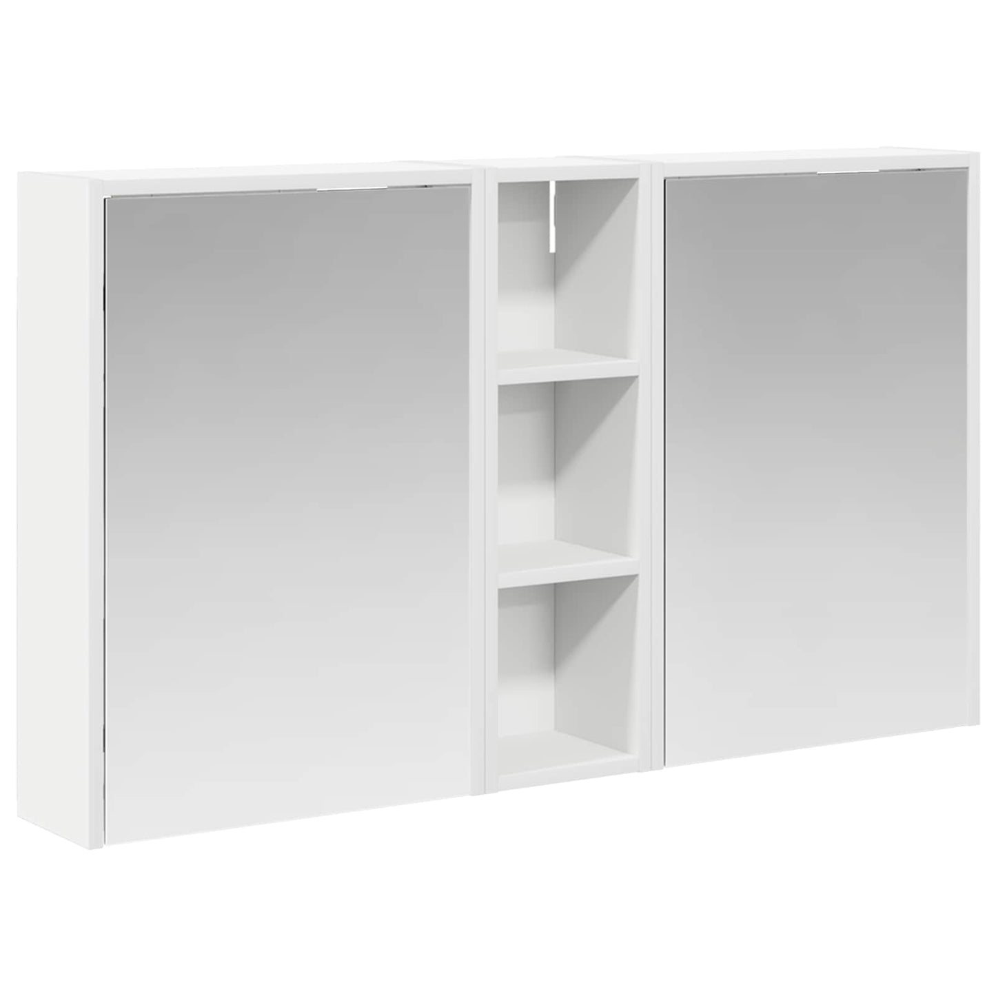 Fürdőszobai Szekrény Szett 3 db 106 x 16 x 62,5 cm Szerelt fa