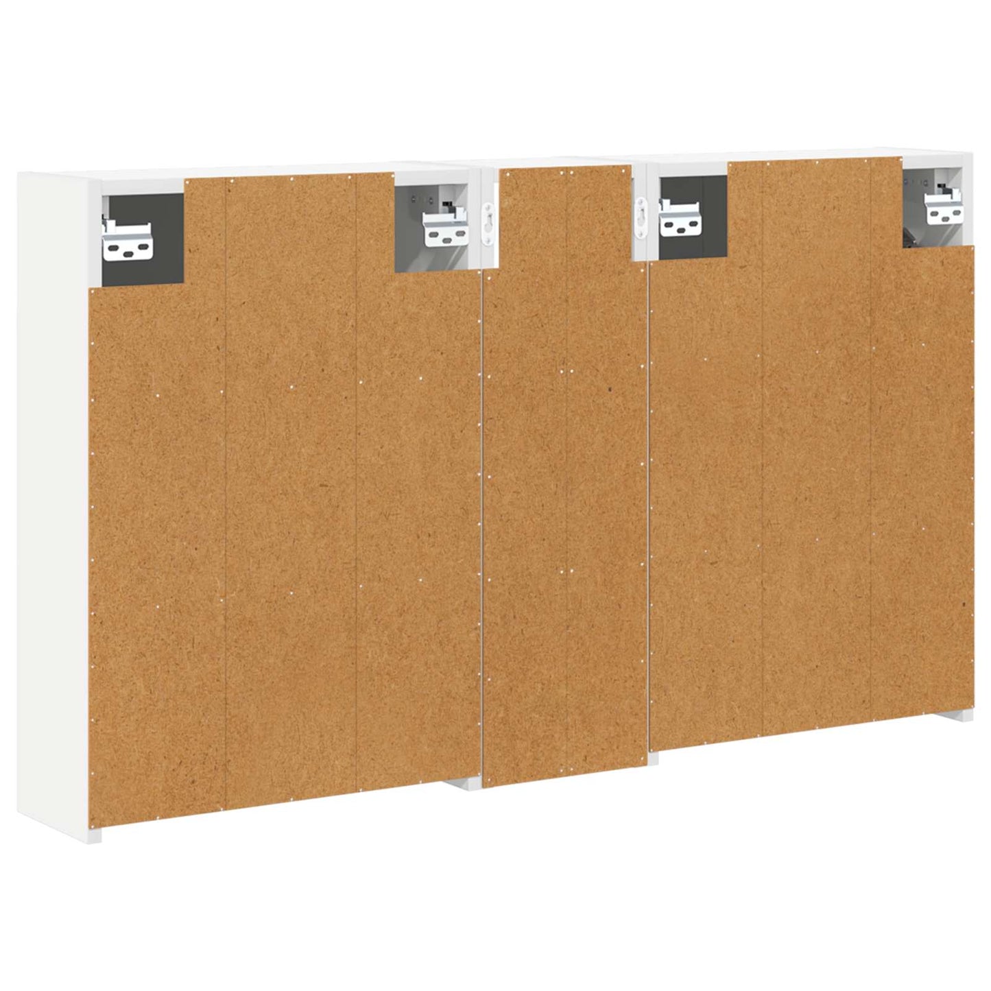 Fürdőszobai Szekrény Szett 3 db 106 x 16 x 62,5 cm Szerelt fa