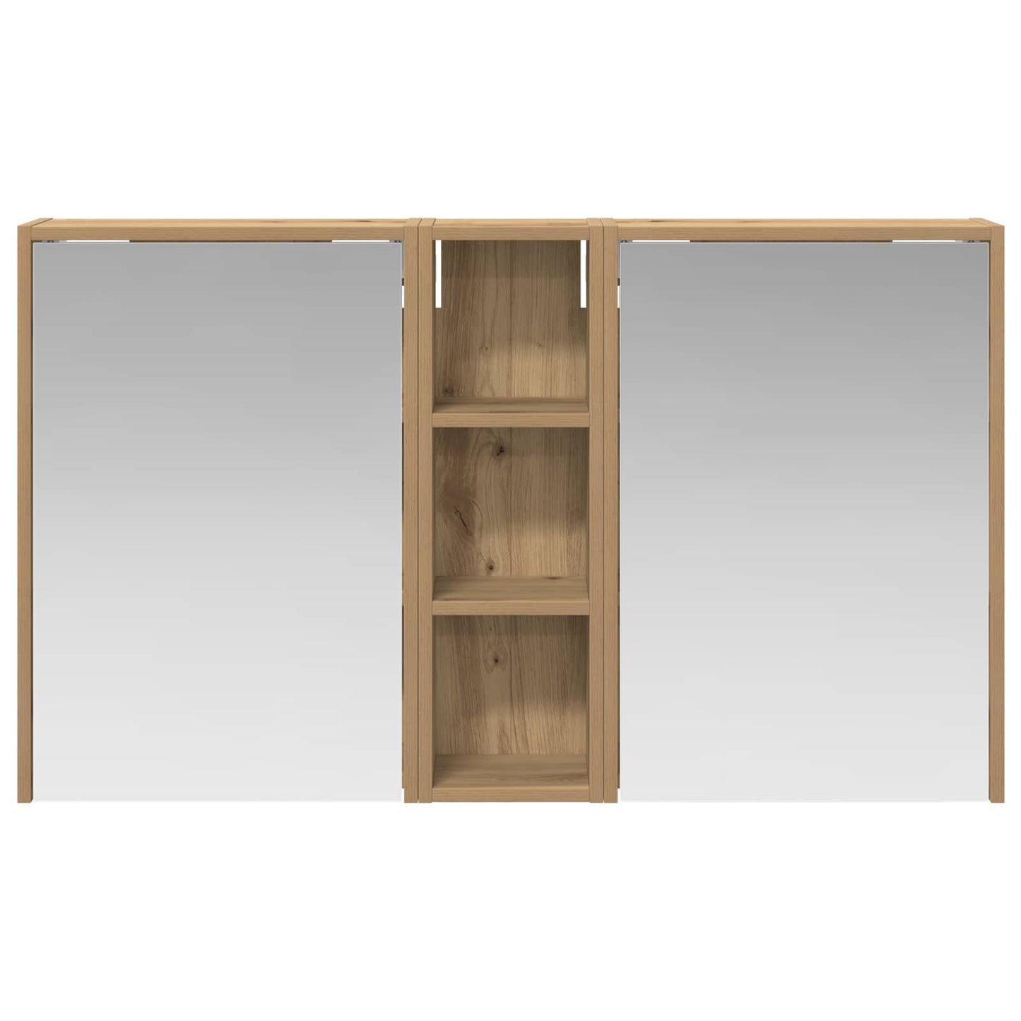 Fürdőszobai Szekrény Szett 3 db 106 x 16 x 62,5 cm Szerelt fa