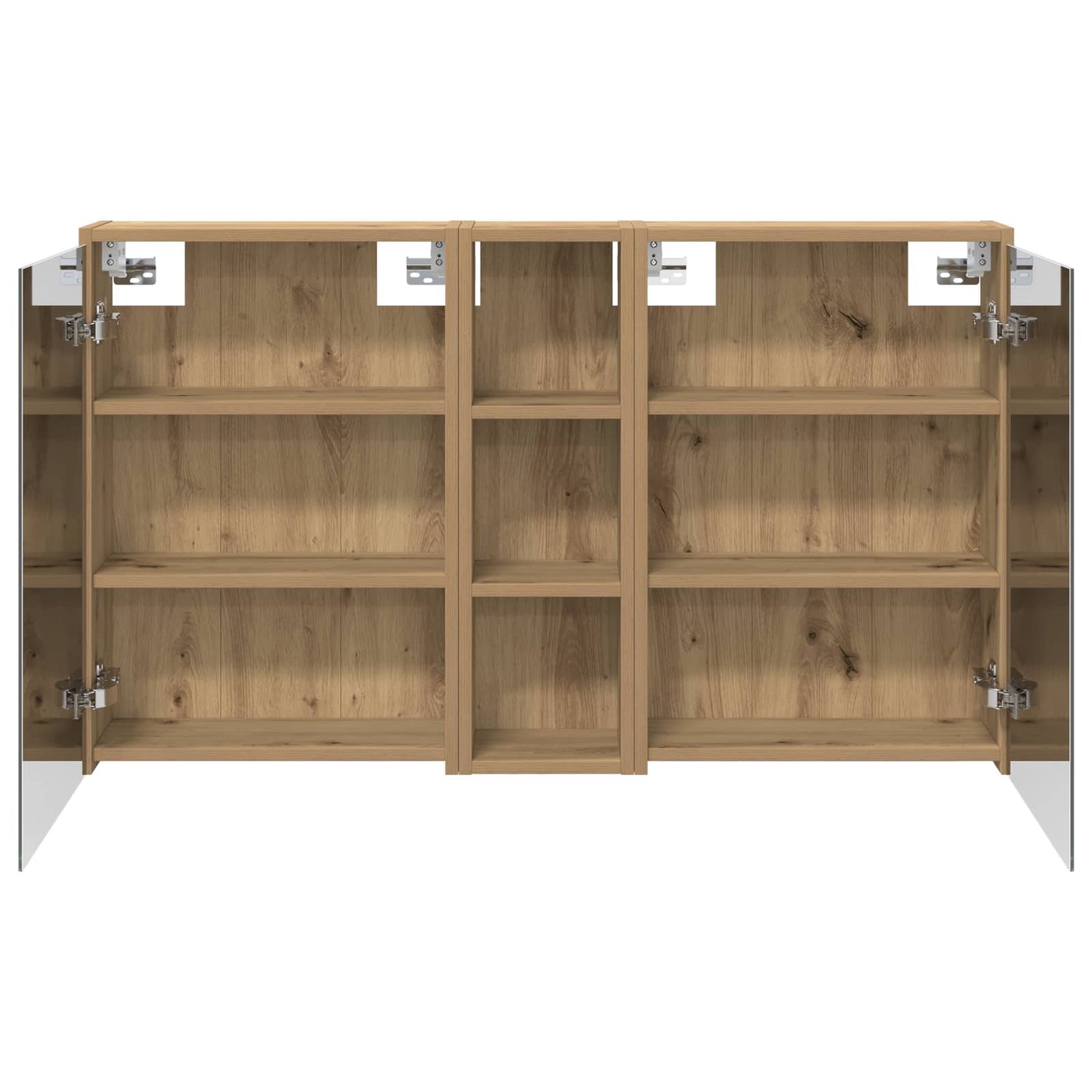 Fürdőszobai Szekrény Szett 3 db 106 x 16 x 62,5 cm Szerelt fa