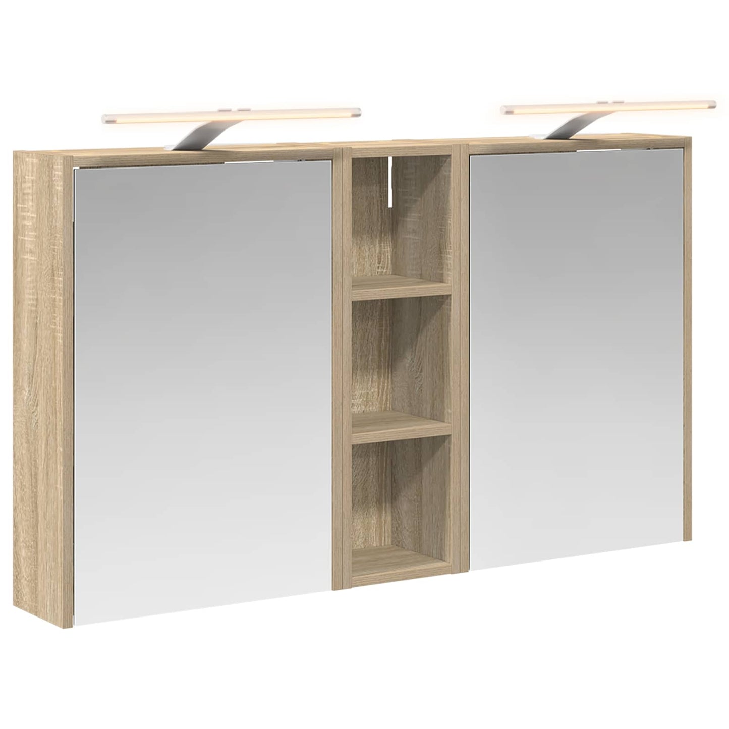 Fürdőszobai Szekrény Szett 3 db 106 x 16 x 62,5 cm Szerelt fa