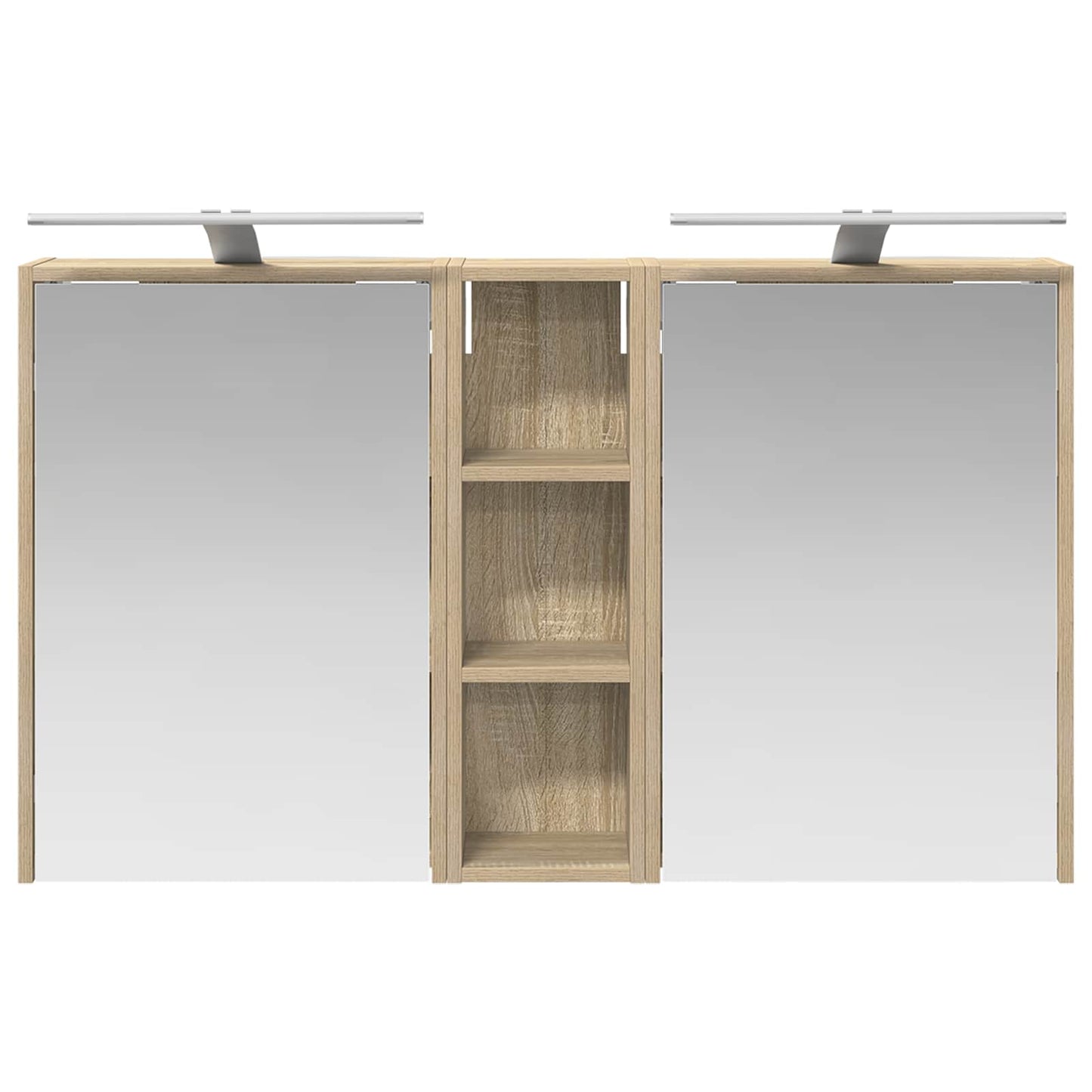 Fürdőszobai Szekrény Szett 3 db 106 x 16 x 62,5 cm Szerelt fa