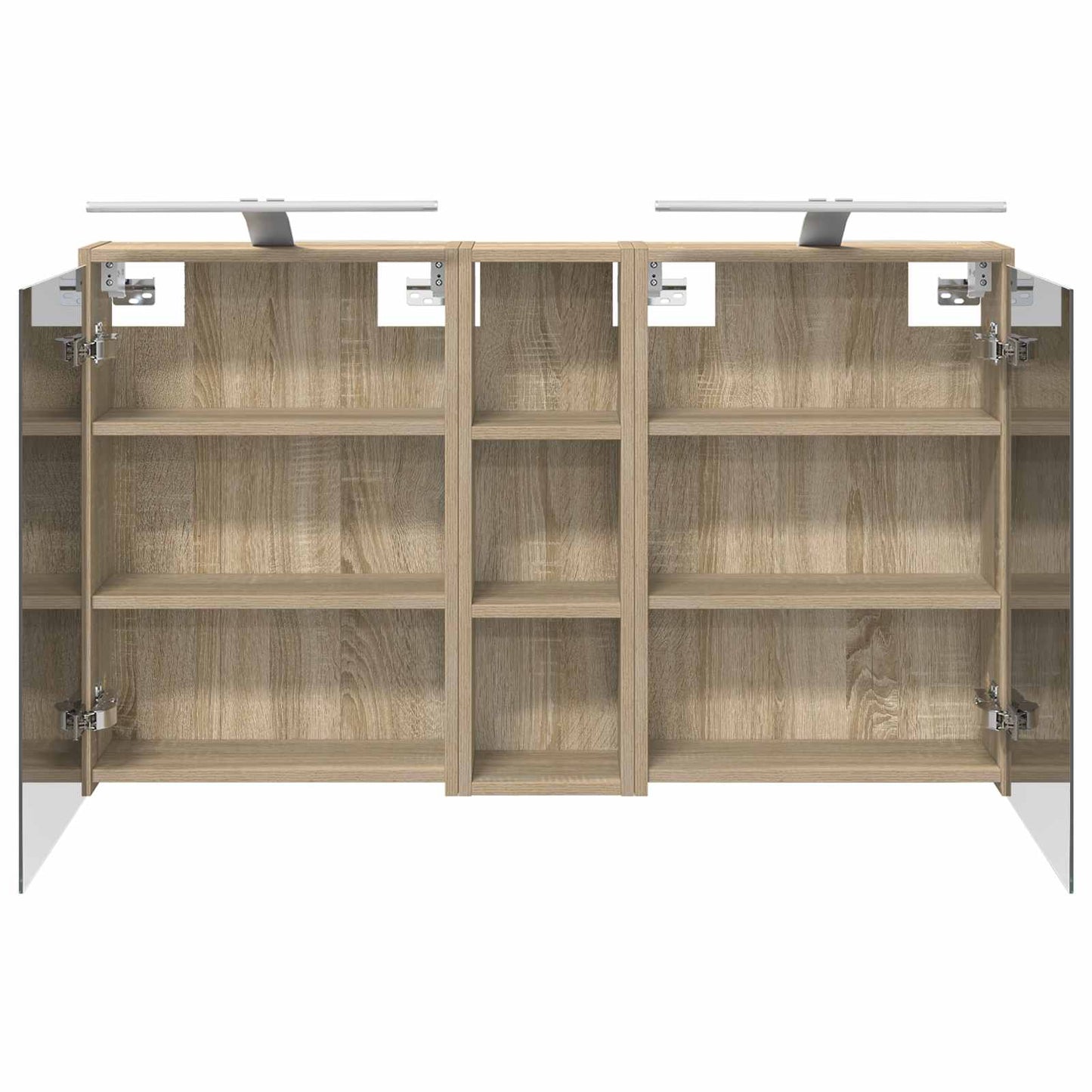 Fürdőszobai Szekrény Szett 3 db 106 x 16 x 62,5 cm Szerelt fa