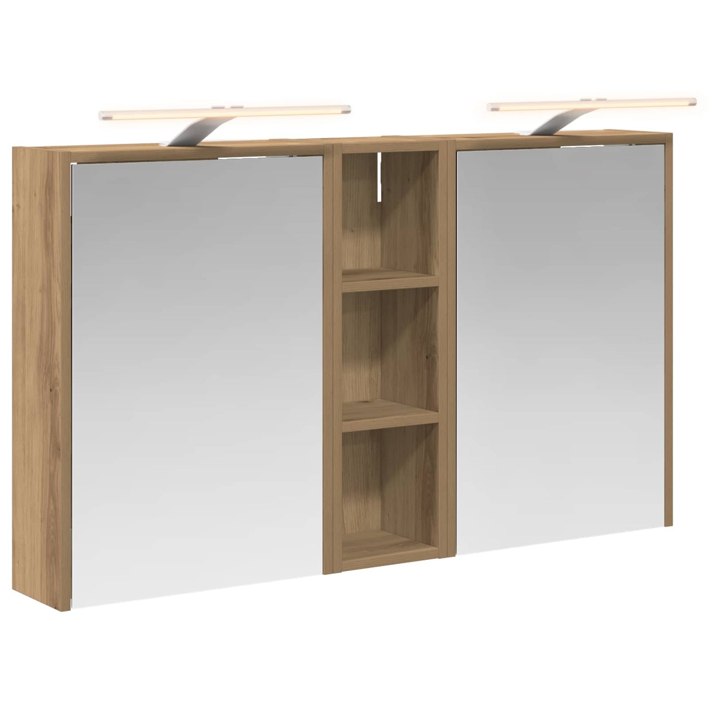 Fürdőszobai Szekrény Szett 3 db 106 x 16 x 62,5 cm Szerelt fa