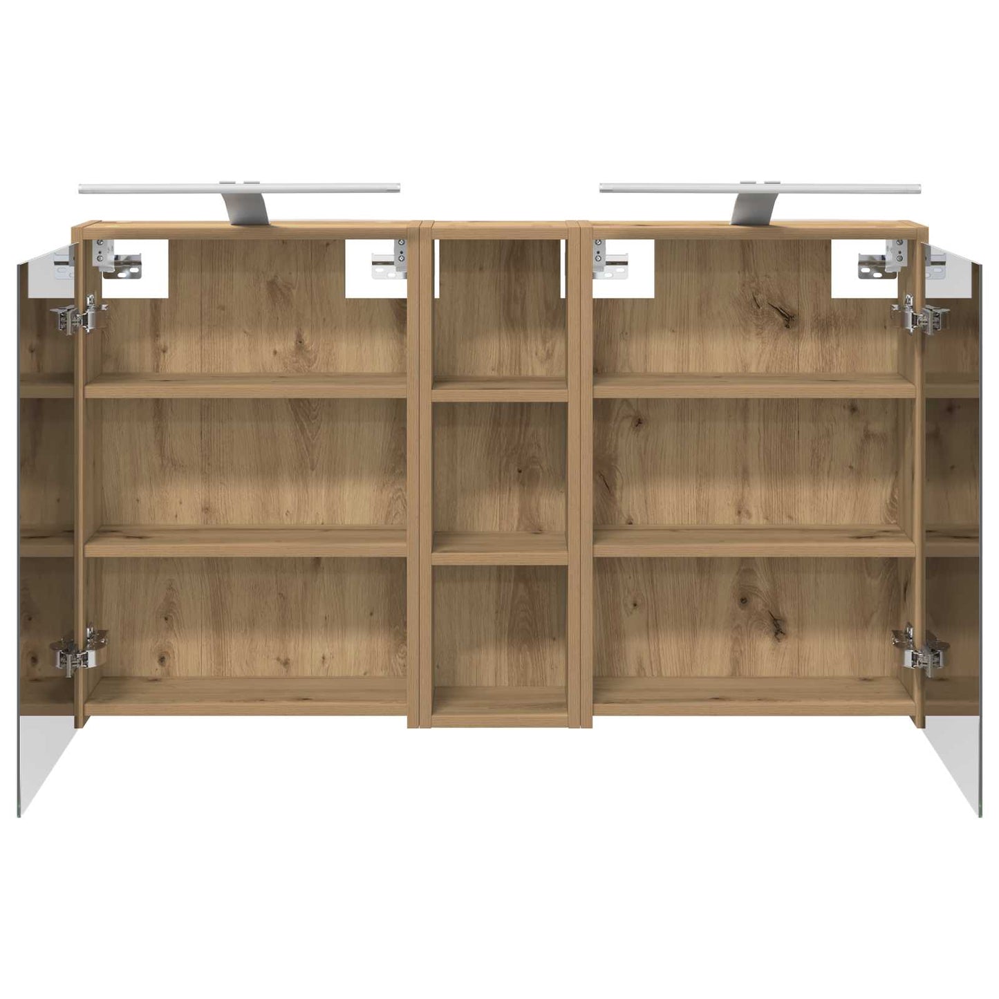 Fürdőszobai Szekrény Szett 3 db 106 x 16 x 62,5 cm Szerelt fa