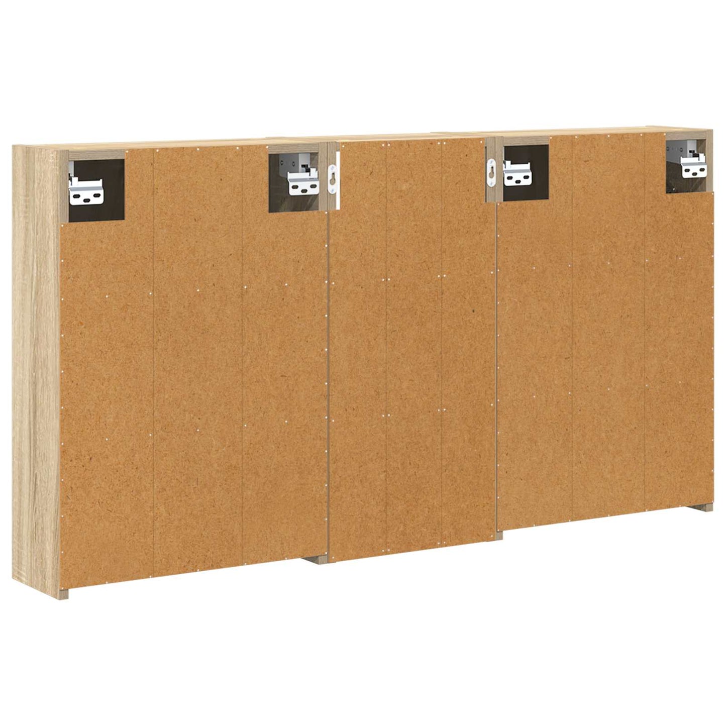 Fürdőszobai Szekrény Szett 3 db 116 x 16 x 62,5 cm Szerelt fa