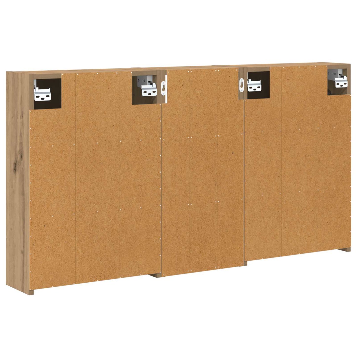 Fürdőszobai Szekrény Szett 3 db 116 x 16 x 62,5 cm Szerelt fa