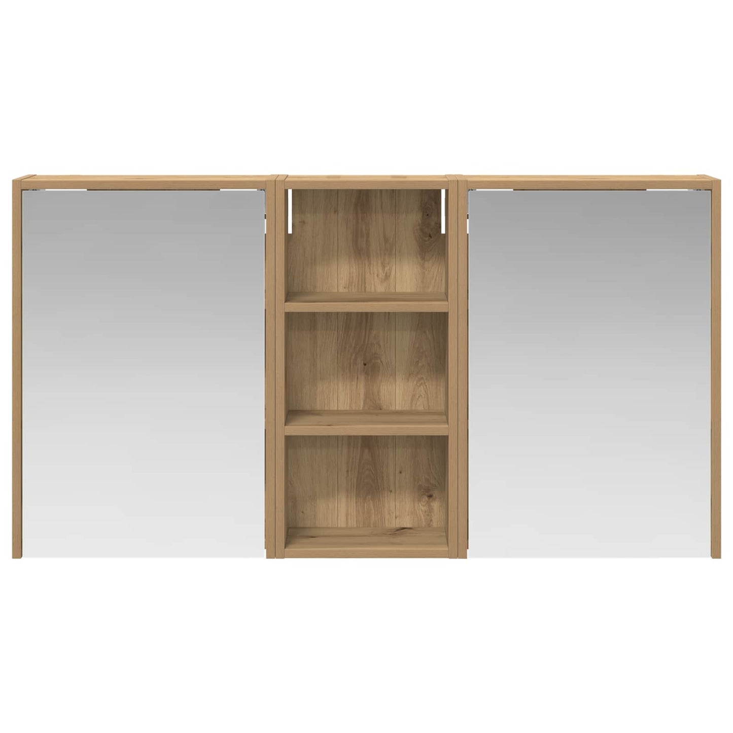 Fürdőszobai Szekrény Szett 3 db 116 x 16 x 62,5 cm Szerelt fa