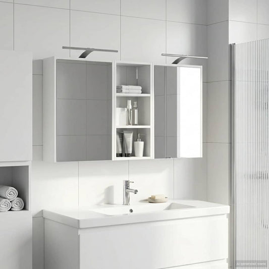 Fürdőszobai Szekrény Szett 3 pcs 116 x 16 x 62,5 cm Faanyag