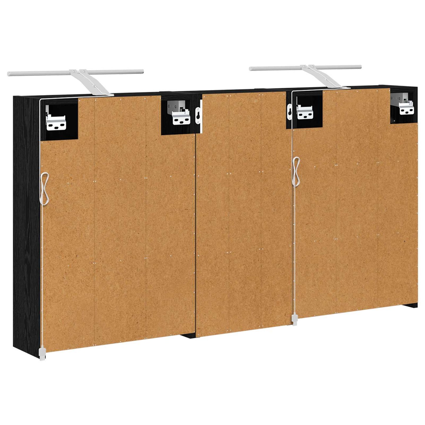 Fürdőszobai Szekrény Szett 3 db 116 x 16 x 62,5 cm Szerelt fa