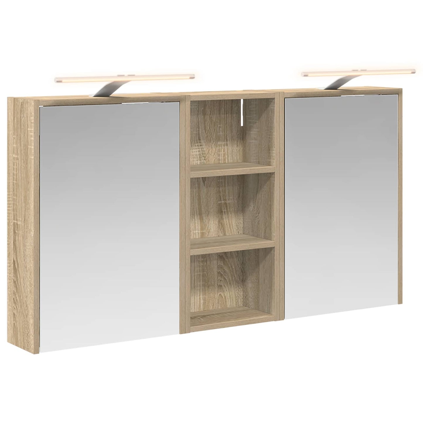 Fürdőszobai Szekrény Szett 3 db 116 x 16 x 62,5 cm Szerelt fa