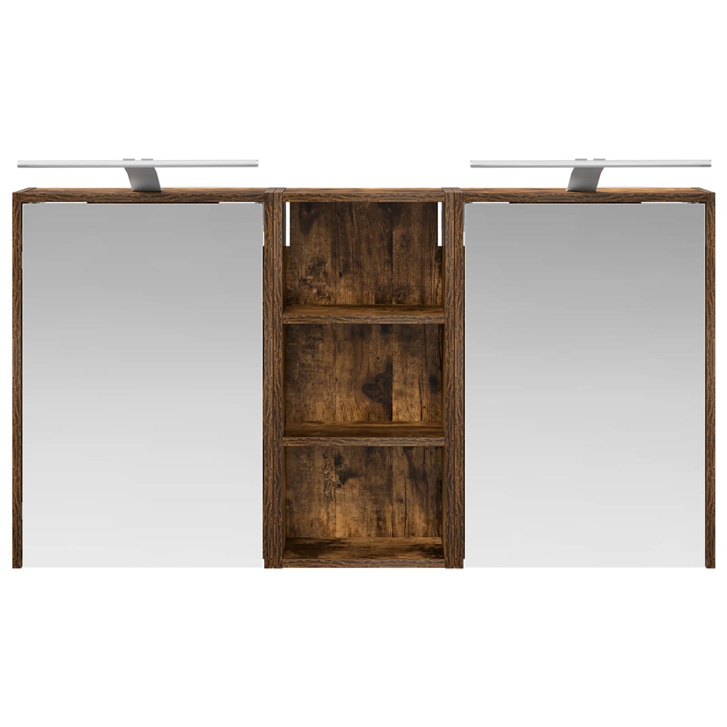 Fürdőszobai Szekrény Szett 3 db 116 x 16 x 62,5 cm Szerelt fa