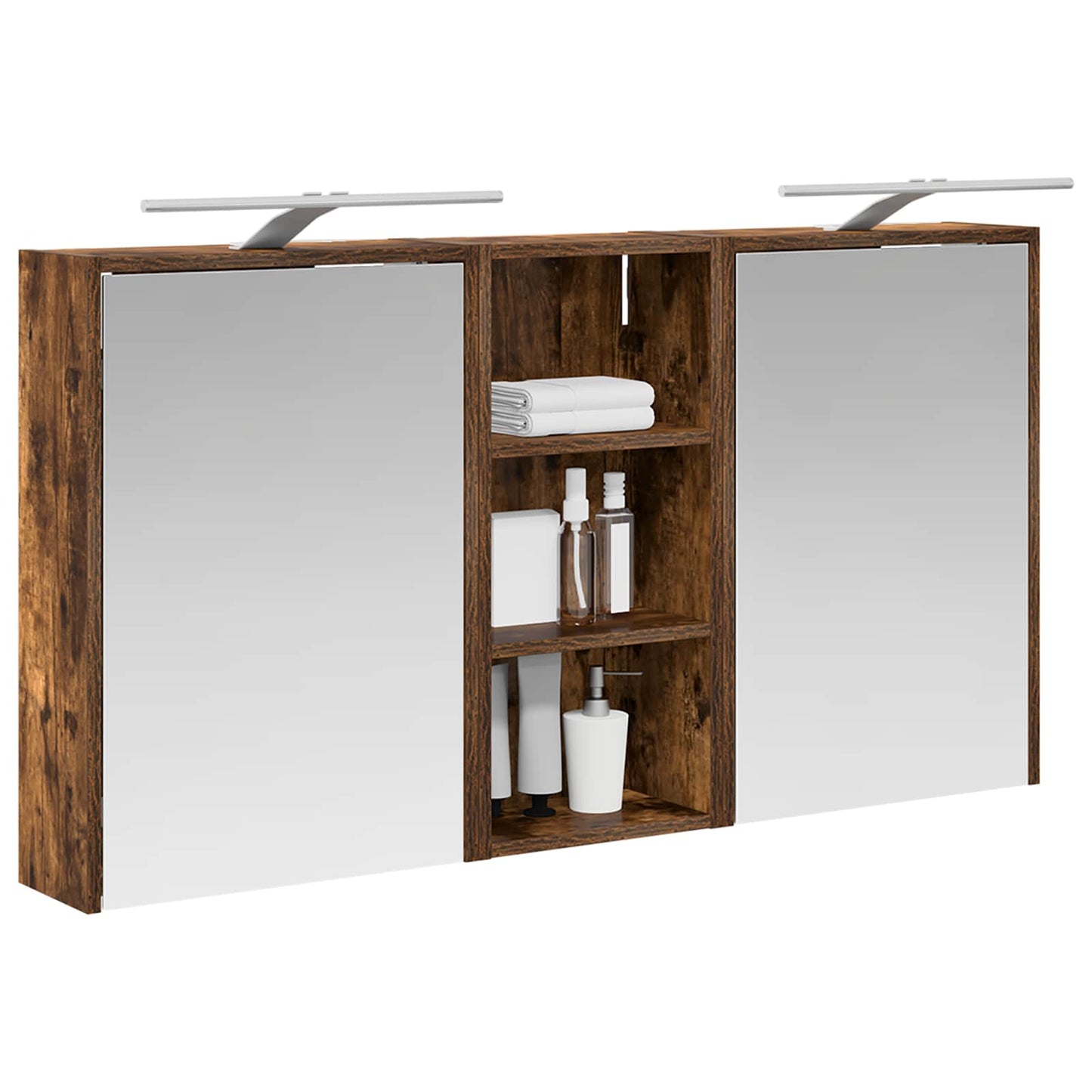 Fürdőszobai Szekrény Szett 3 db 116 x 16 x 62,5 cm Szerelt fa