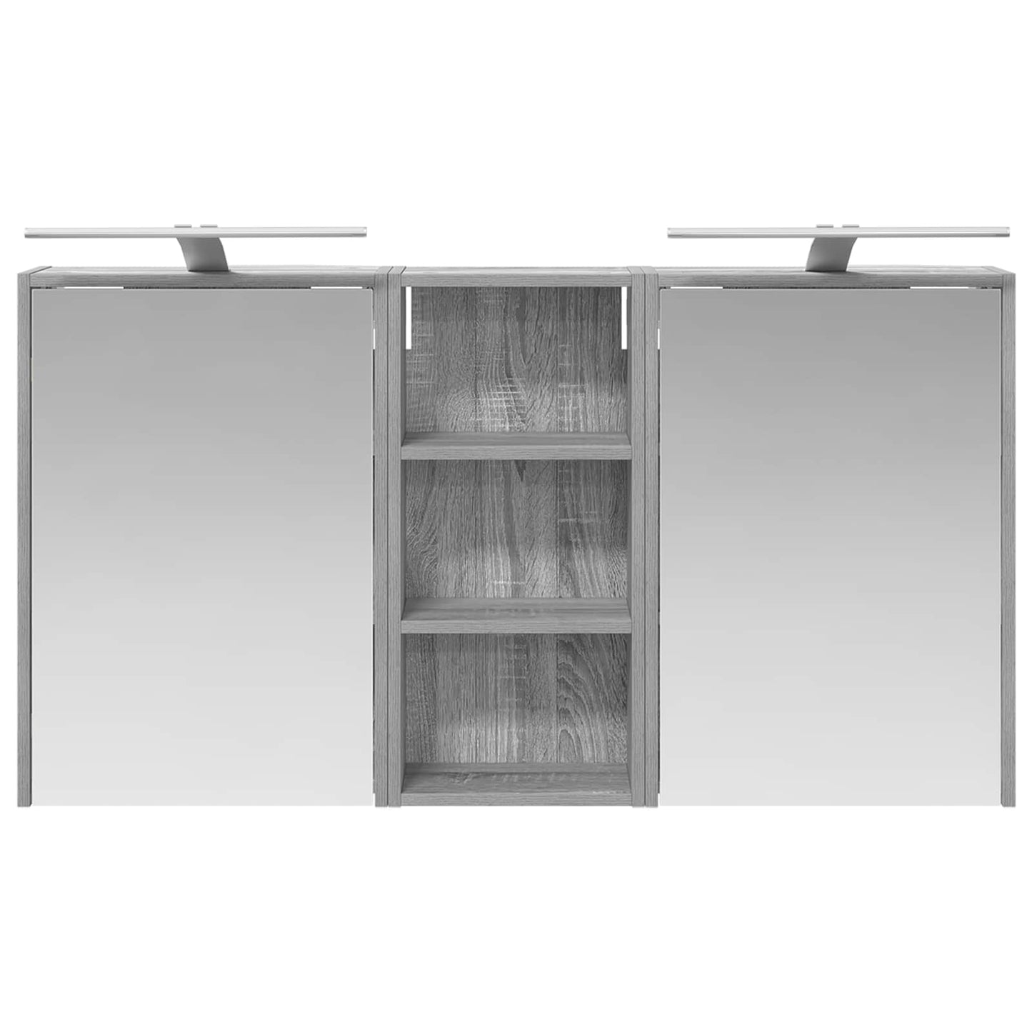 Fürdőszobai Szekrény Szett 3 db 116 x 16 x 62,5 cm Szerelt fa