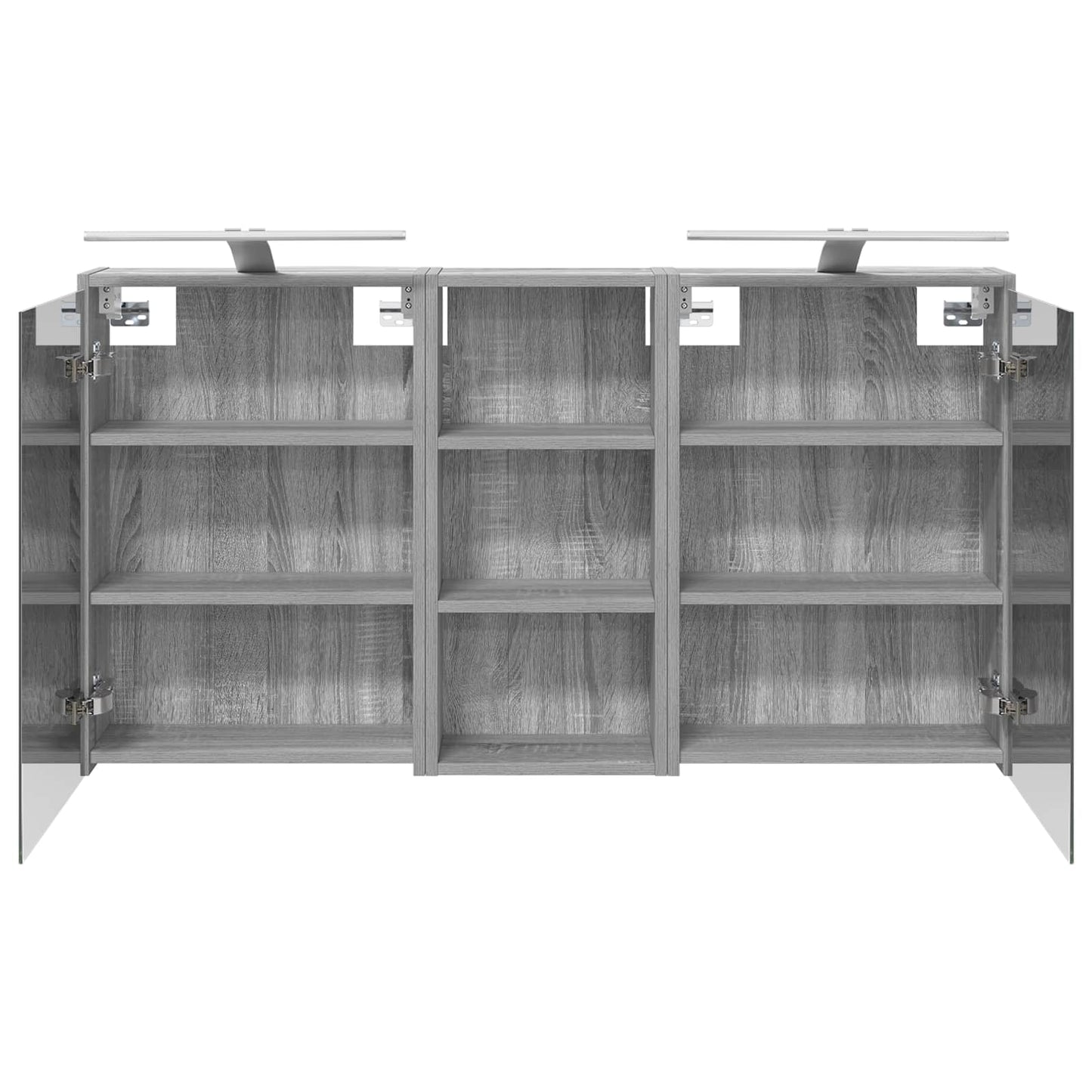 Fürdőszobai Szekrény Szett 3 db 116 x 16 x 62,5 cm Szerelt fa