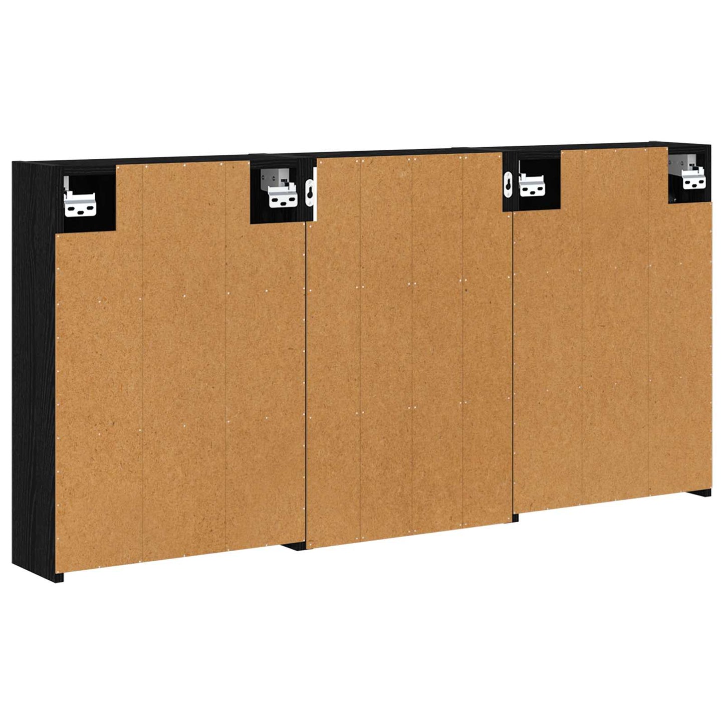 Fürdőszobai Szekrény Szett 3 db 126 x 16 x 62.5 cm Szerelt fa