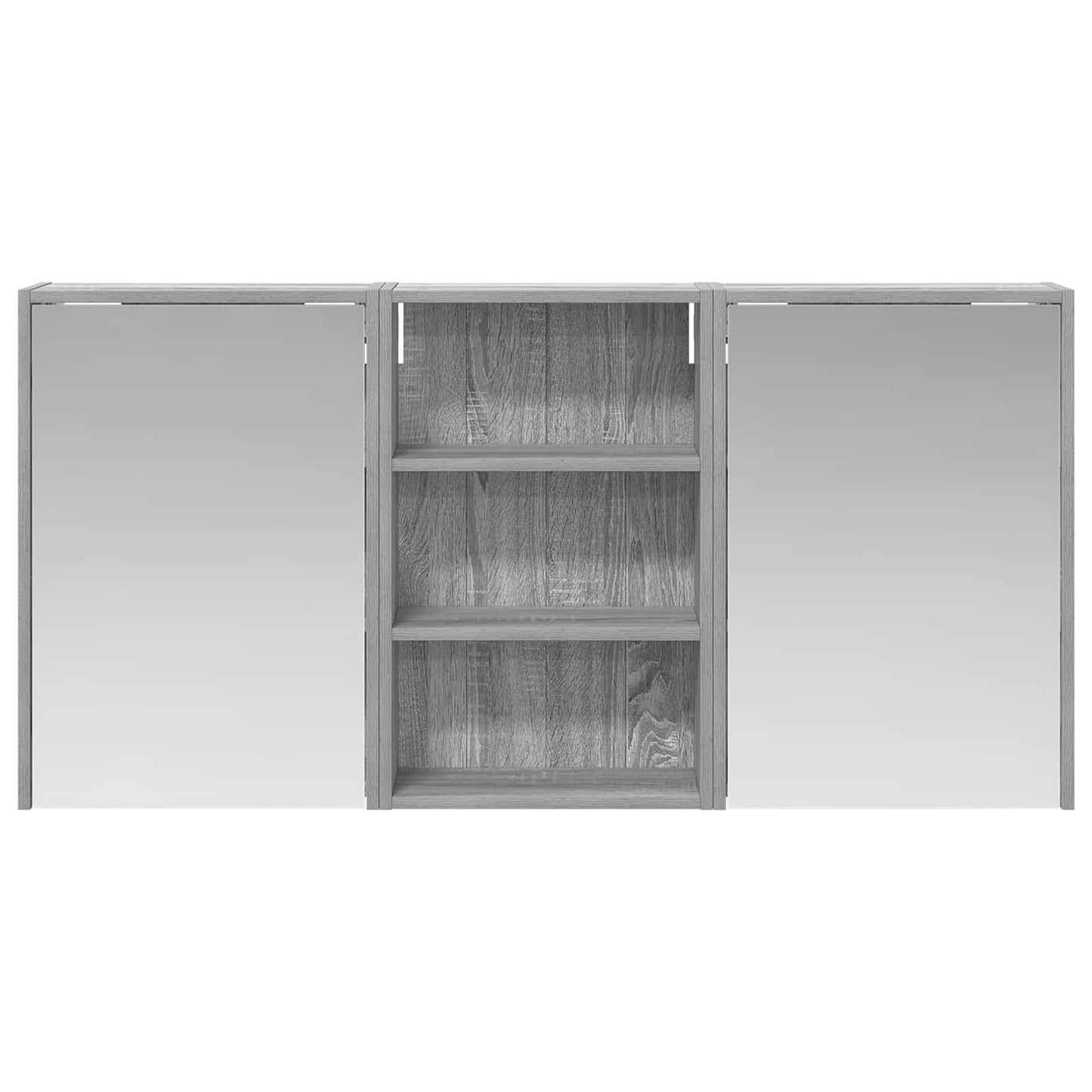 Fürdőszobai Szekrény Szett 3 db 126 x 16 x 62.5 cm Szerelt fa