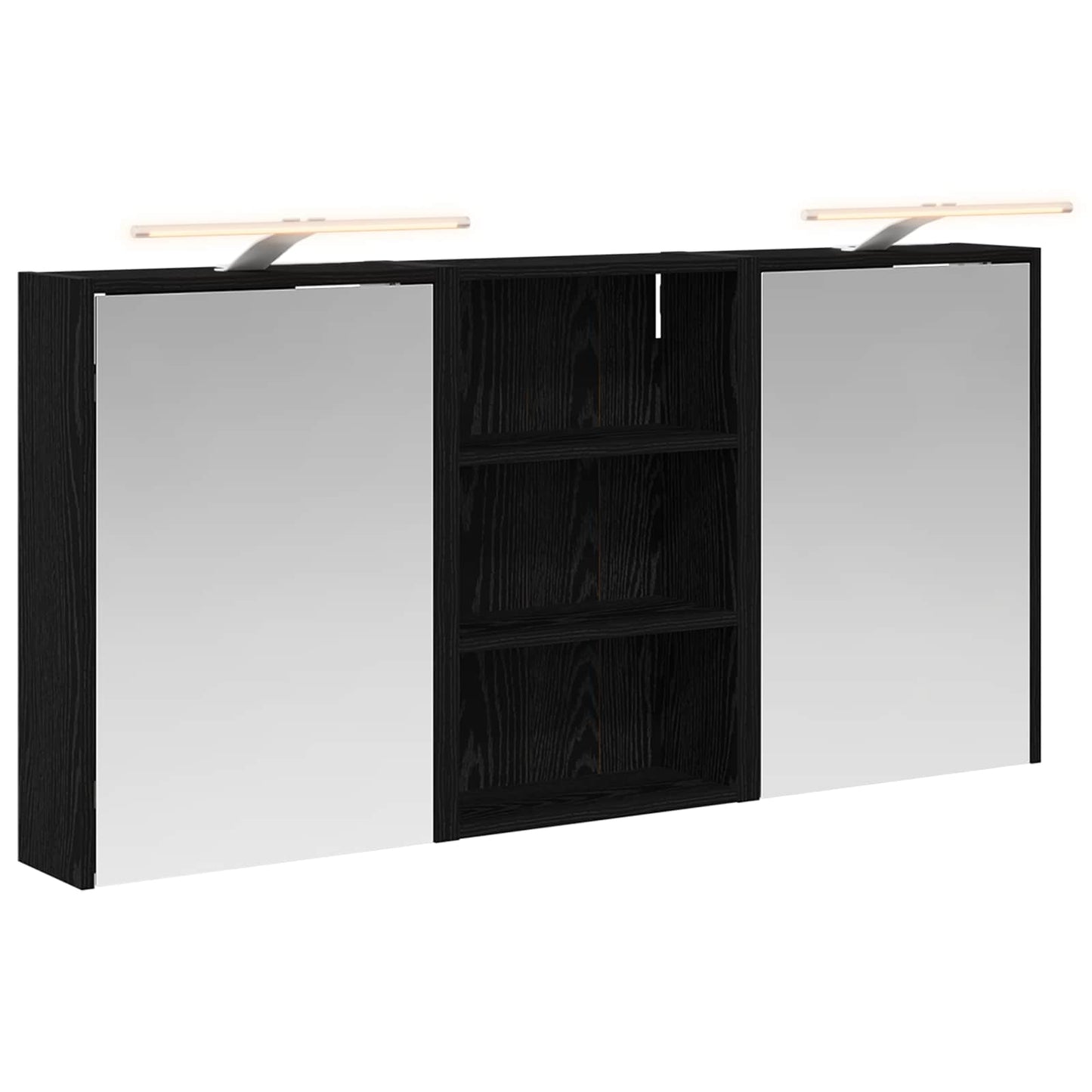 Fürdőszobai Szekrény Szett 3 db 126 x 16 x 62.5 cm Szerelt fa