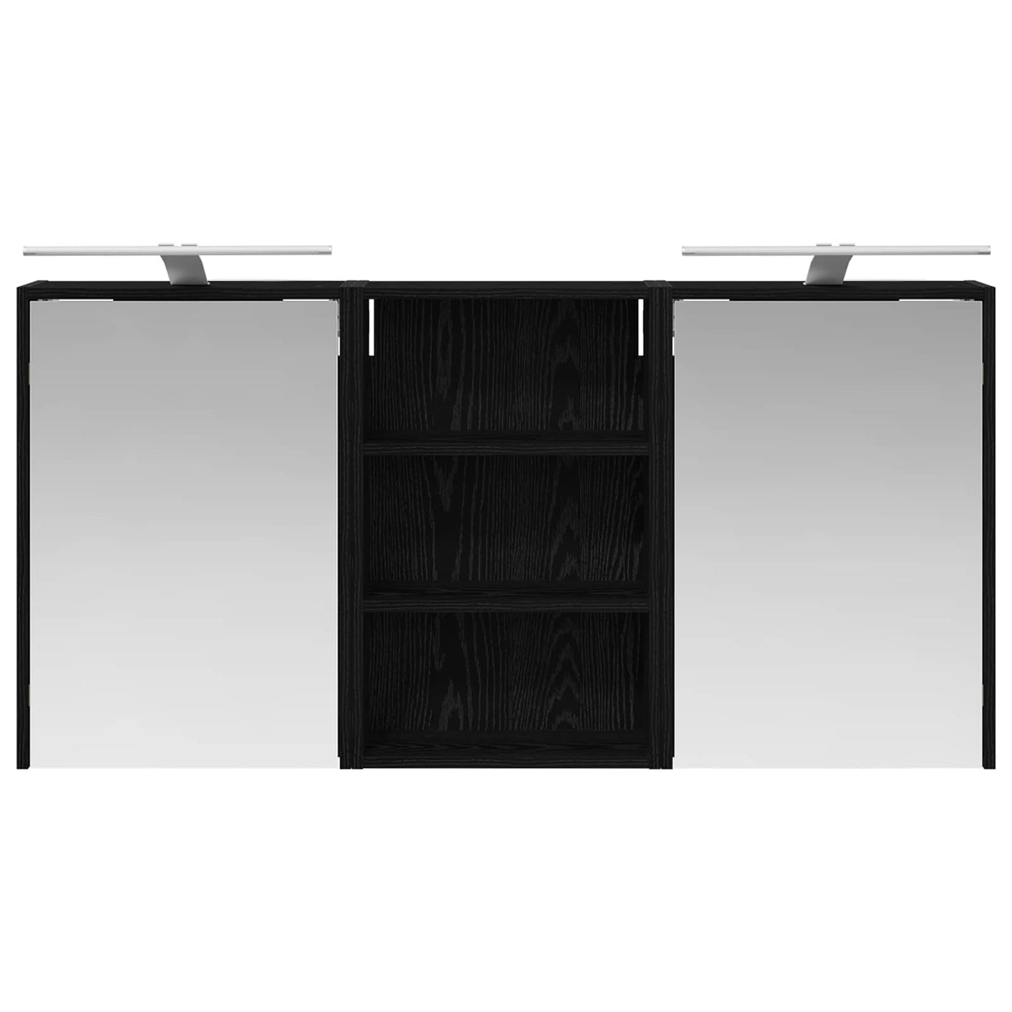 Fürdőszobai Szekrény Szett 3 db 126 x 16 x 62.5 cm Szerelt fa