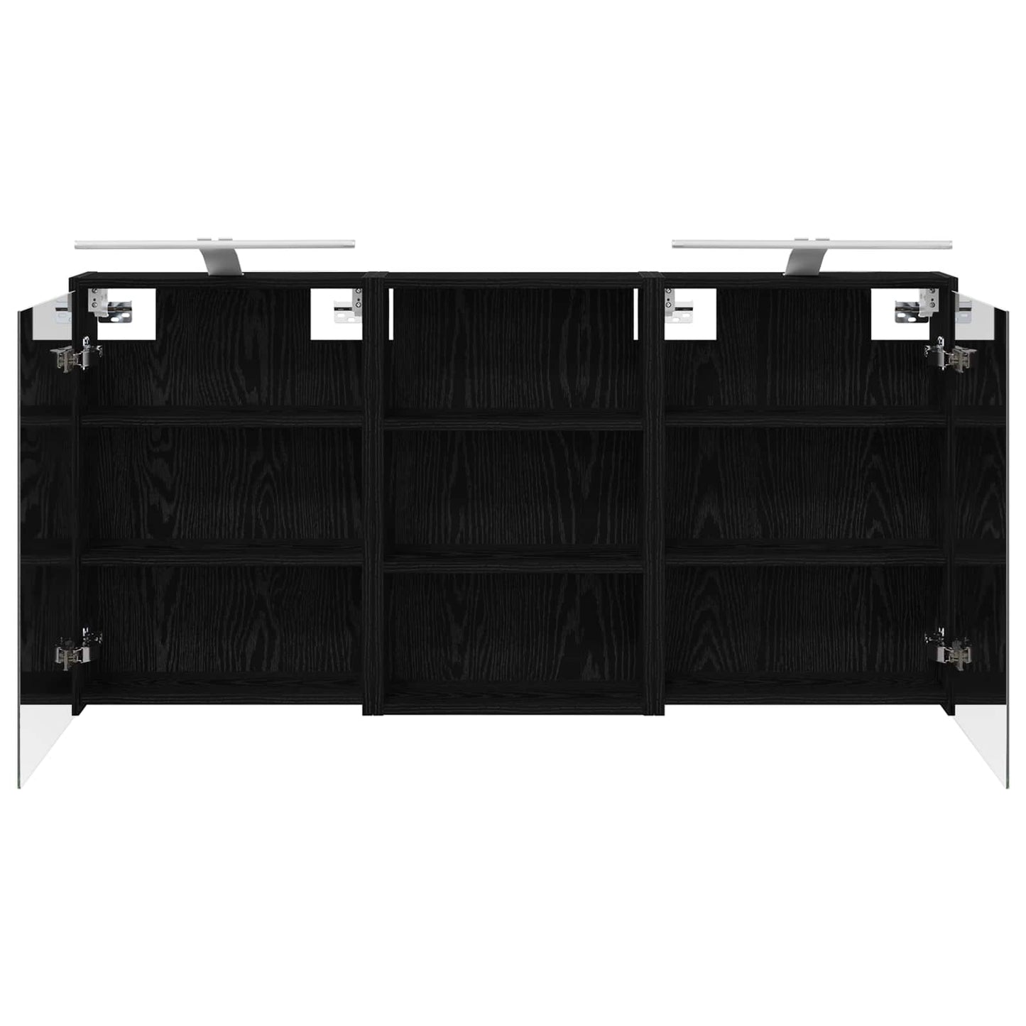 Fürdőszobai Szekrény Szett 3 db 126 x 16 x 62.5 cm Szerelt fa