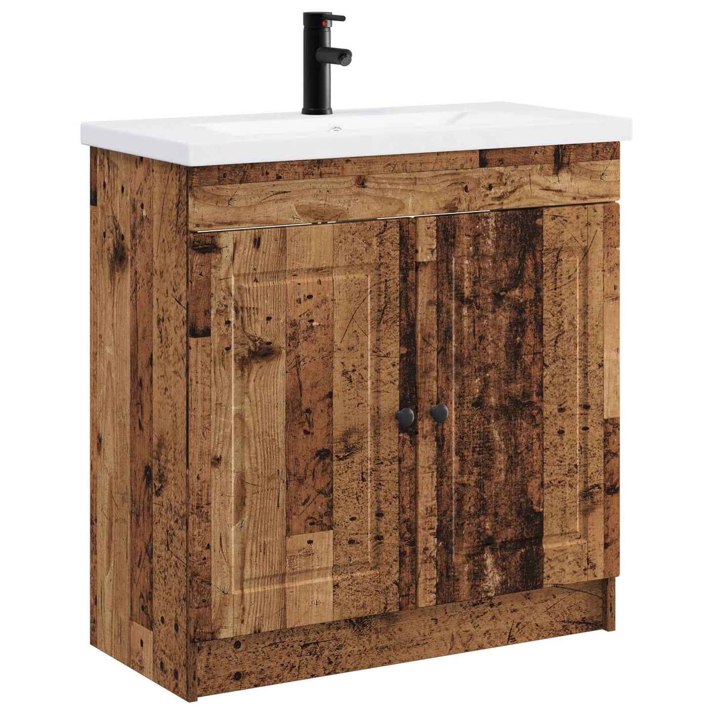 Fürdőszoba bútor szett Antik Fa 56 x 37,5 x 81 cm Szerelt Fa