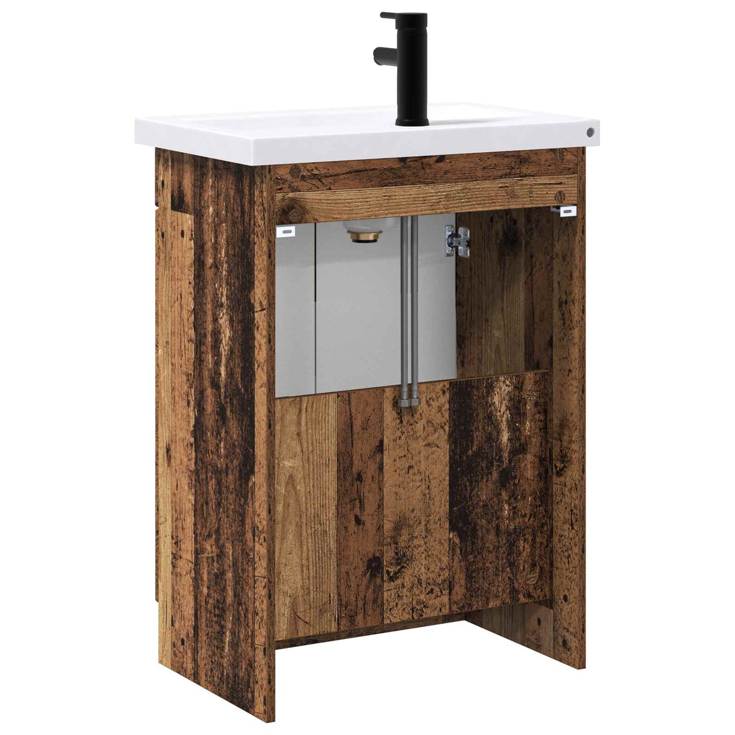 Fürdőszoba bútor szett Antik Fa 56 x 37,5 x 81 cm Szerelt Fa