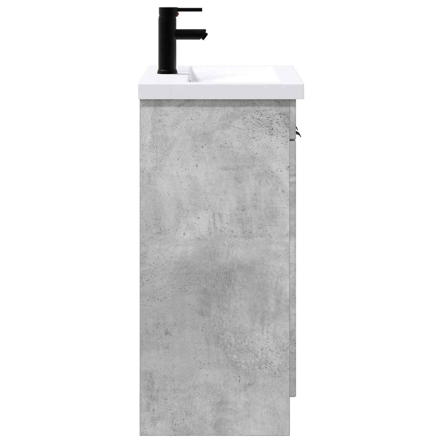 Fürdőszoba bútor szett Betonszürke 78,5 x 37,5 x 81 cm