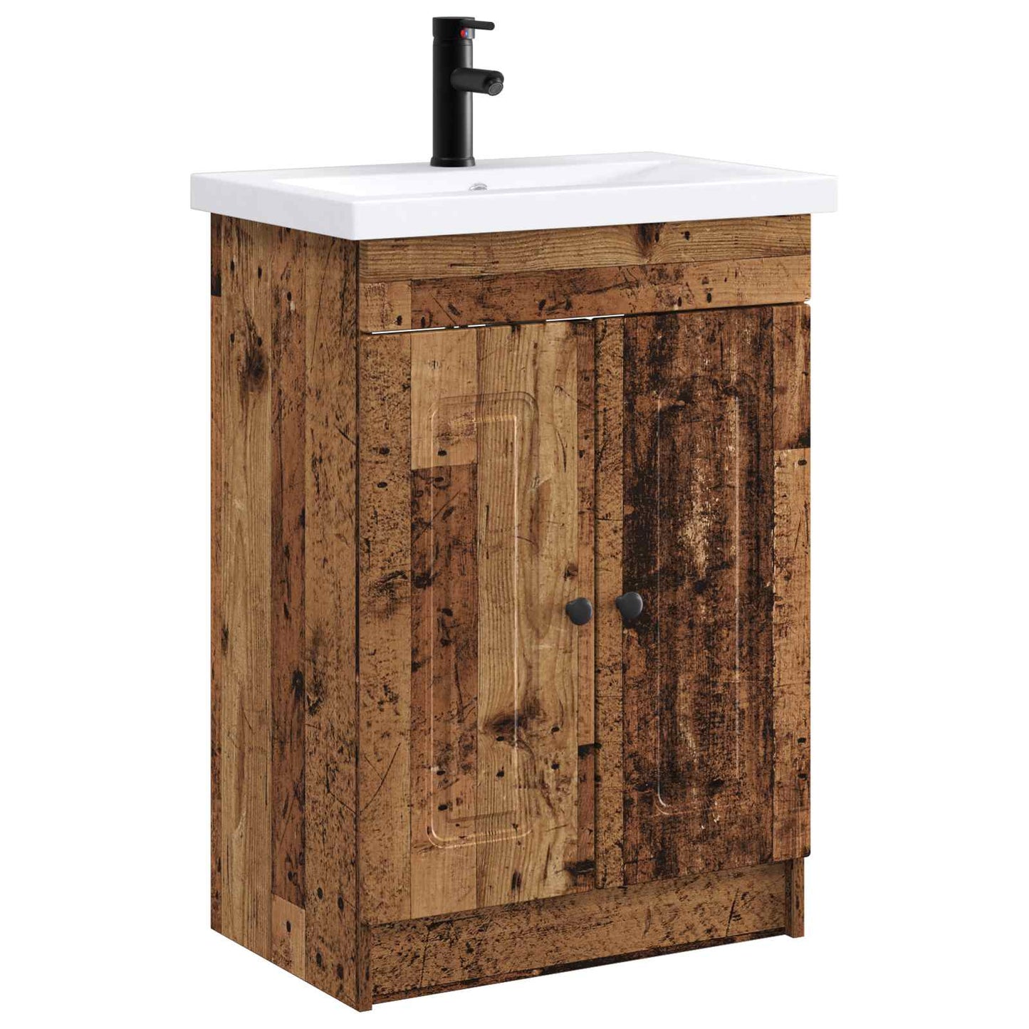 Fürdőszoba bútor szett Antik Fa 56 x 37,5 x 81 cm Szerelt Fa