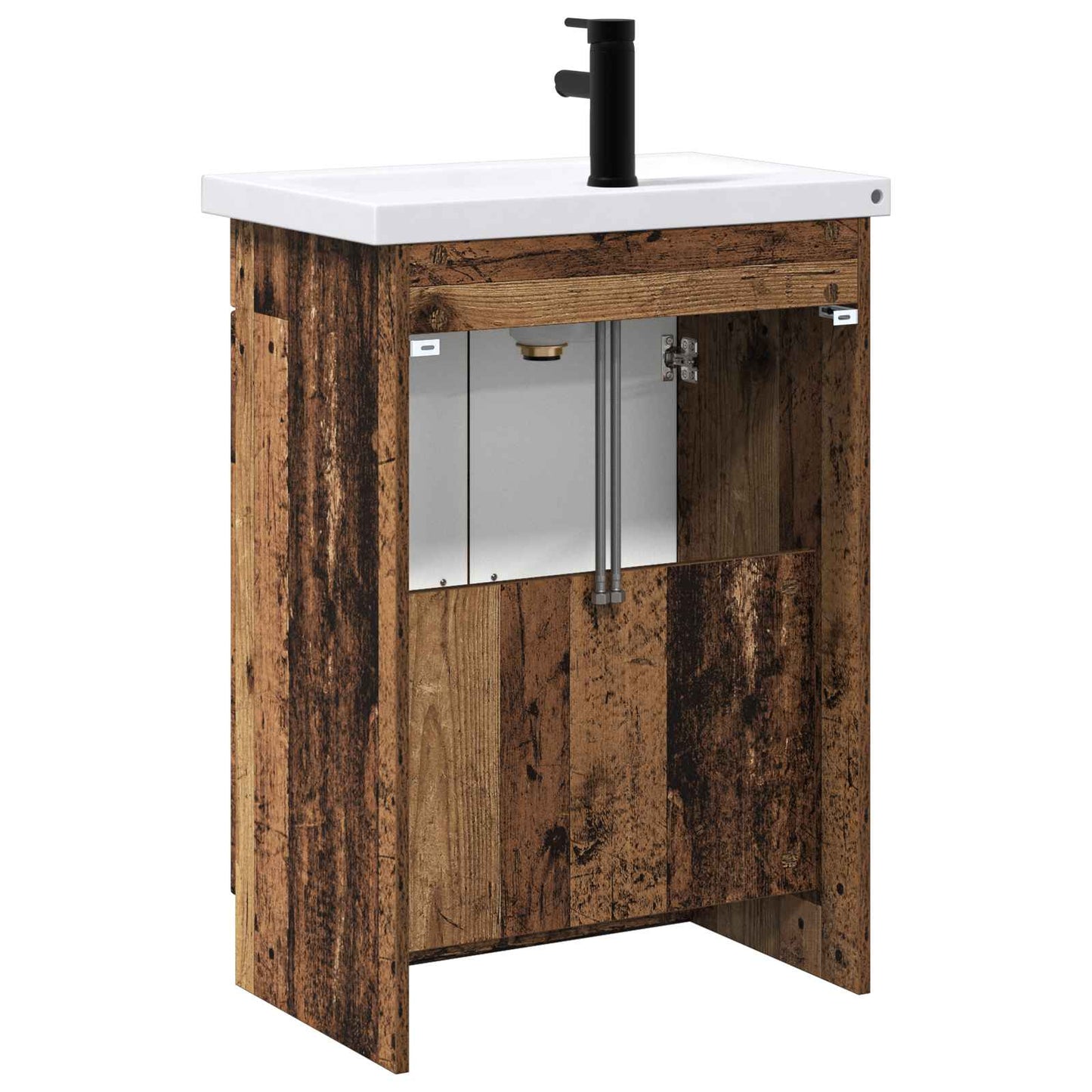 Fürdőszoba bútor szett Antik Fa 56 x 37,5 x 81 cm Szerelt Fa