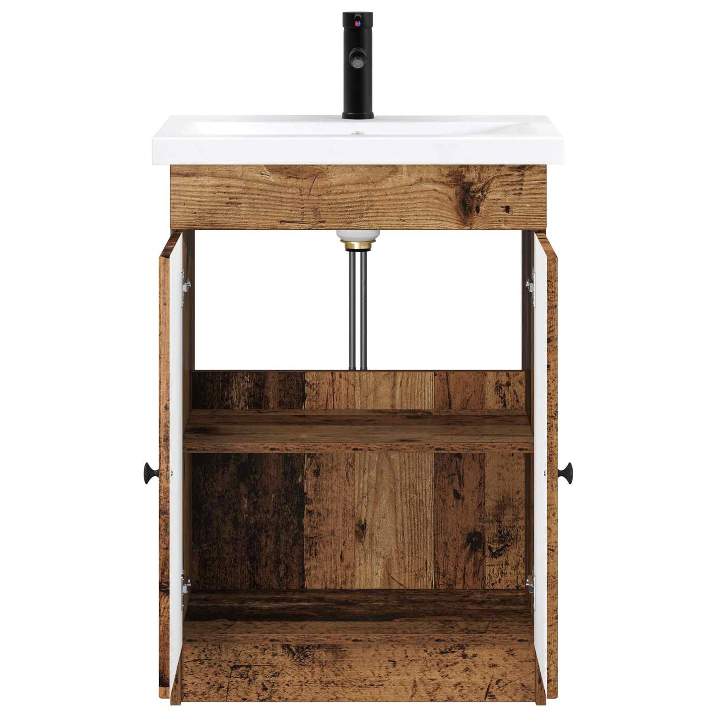 Fürdőszoba bútor szett Antik Fa 56 x 37,5 x 81 cm Szerelt Fa
