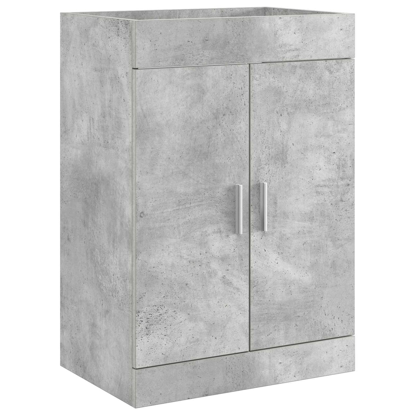 Fürdőszoba bútor szett Betonszürke 81 x 40 x 84,5 cm Szerelt Fa