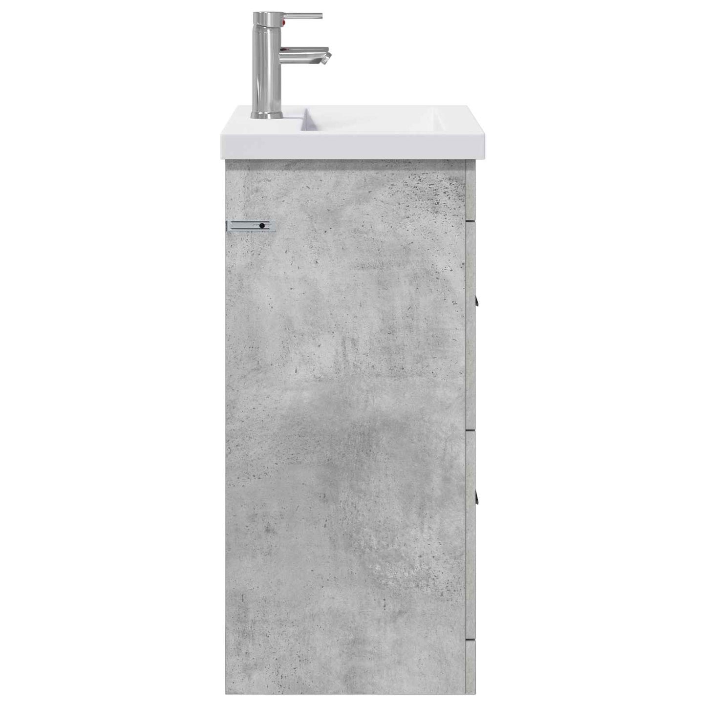 Fürdőszoba bútor szett Betonszürke 61 x 40 x 84,5 cm Szerelt Fa